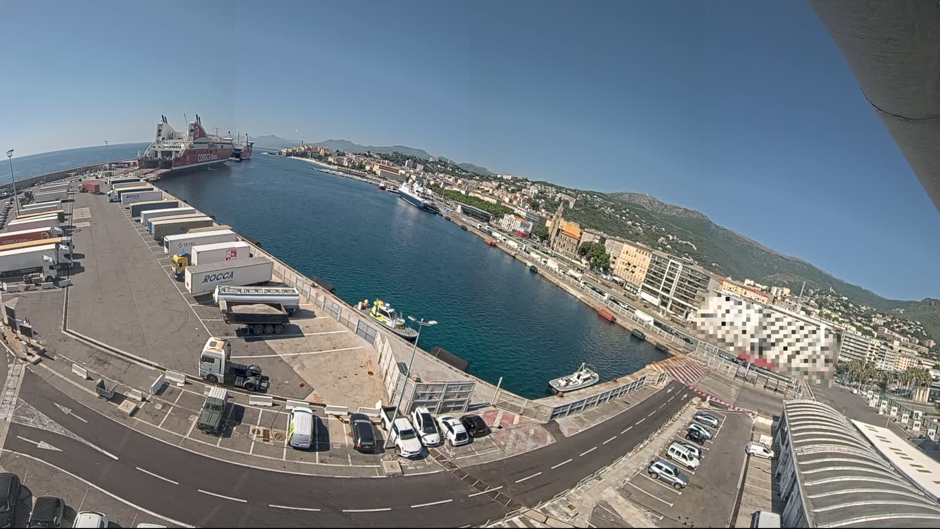 Port de Bastia Port & City Live Cam - Bastia, Haute-Corse, Corse, France