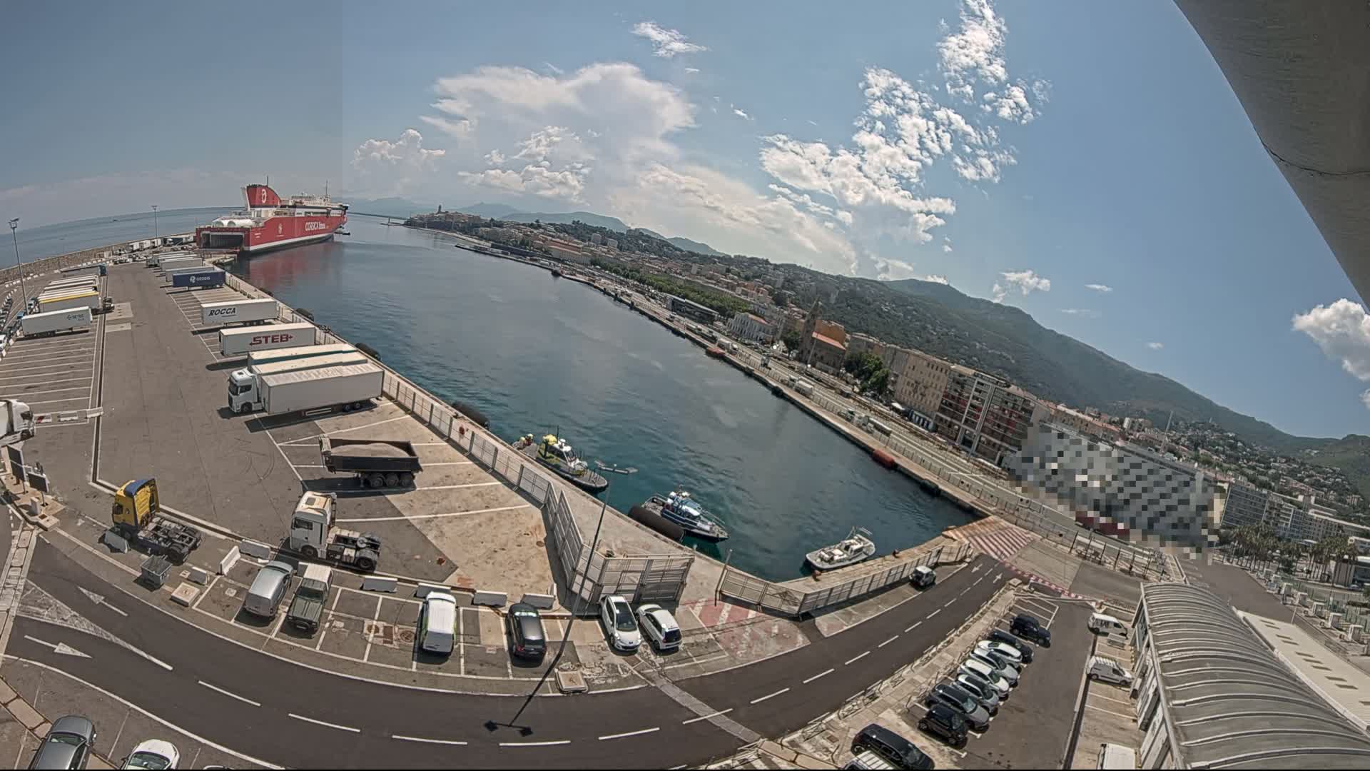 Port de Bastia Port & City Live Cam - Bastia, Haute-Corse, Corse, France