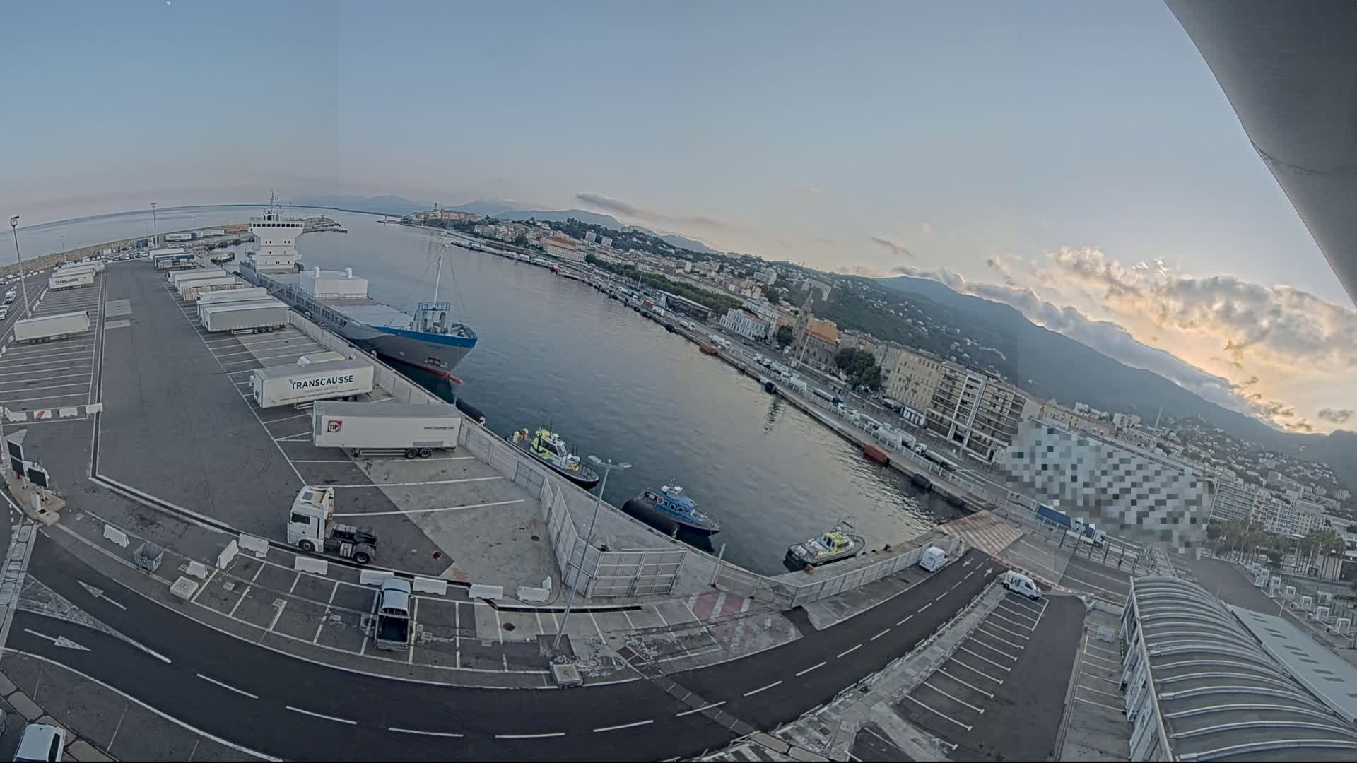 Port de Bastia Port & City Live Cam - Bastia, Haute-Corse, Corse, France