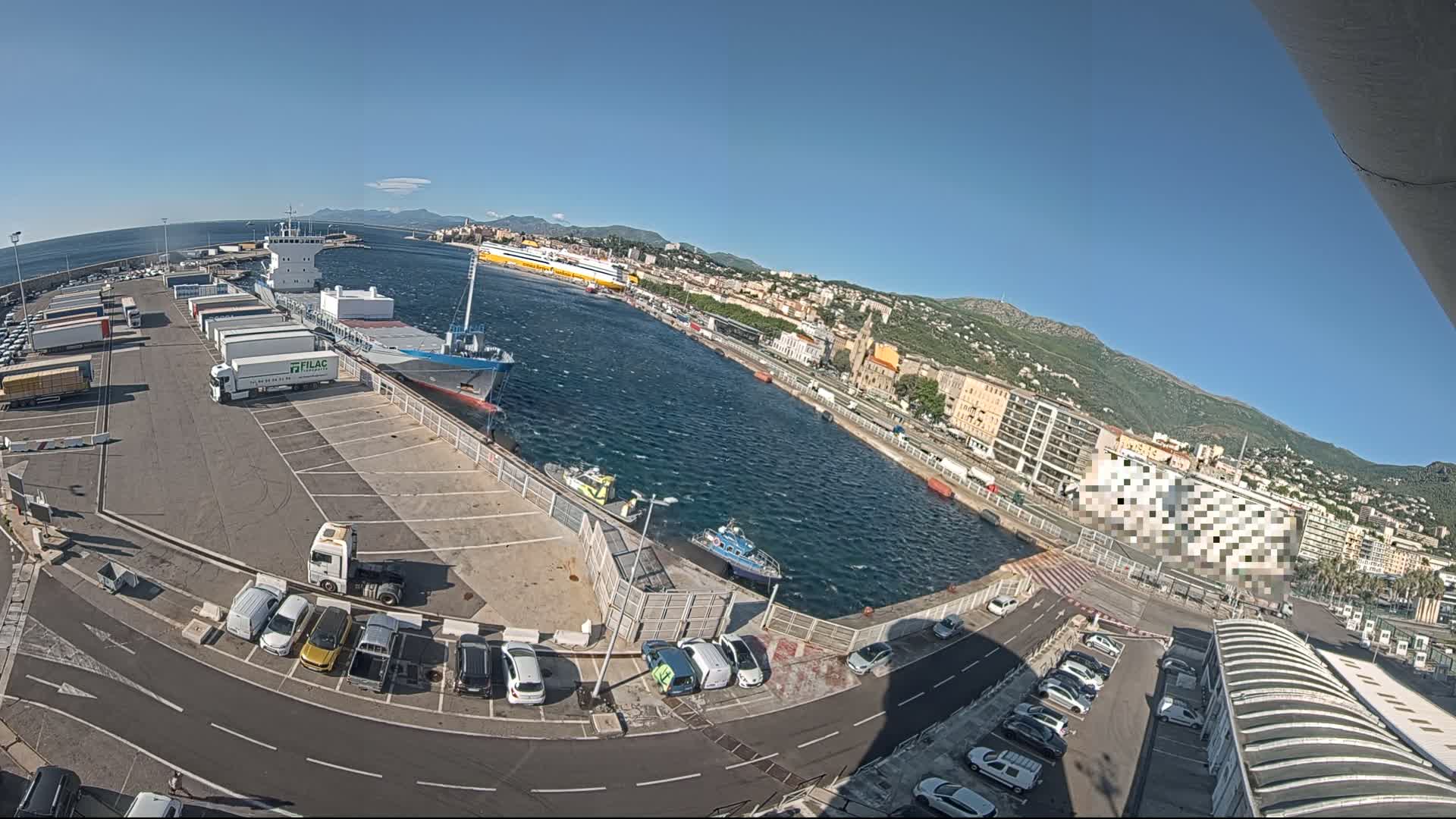 Port de Bastia Port & City Live Cam - Bastia, Haute-Corse, Corse, France