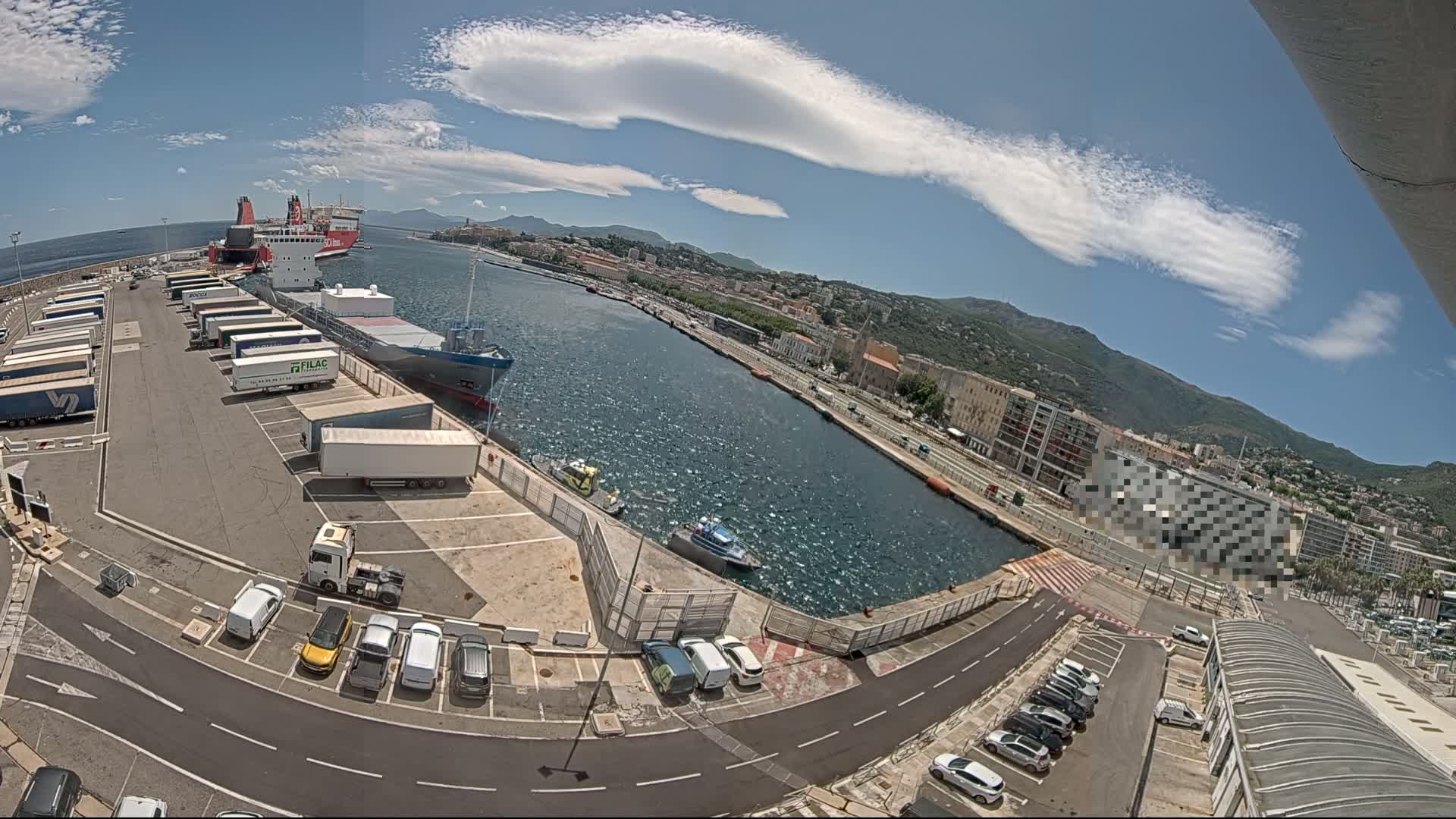 Port de Bastia Port & City Live Cam - Bastia, Haute-Corse, Corse, France