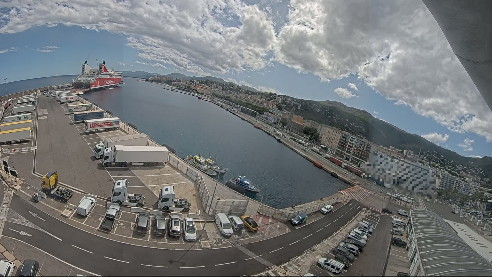 Port de Bastia Port & City Live Cam - Bastia, Haute-Corse, Corse, France