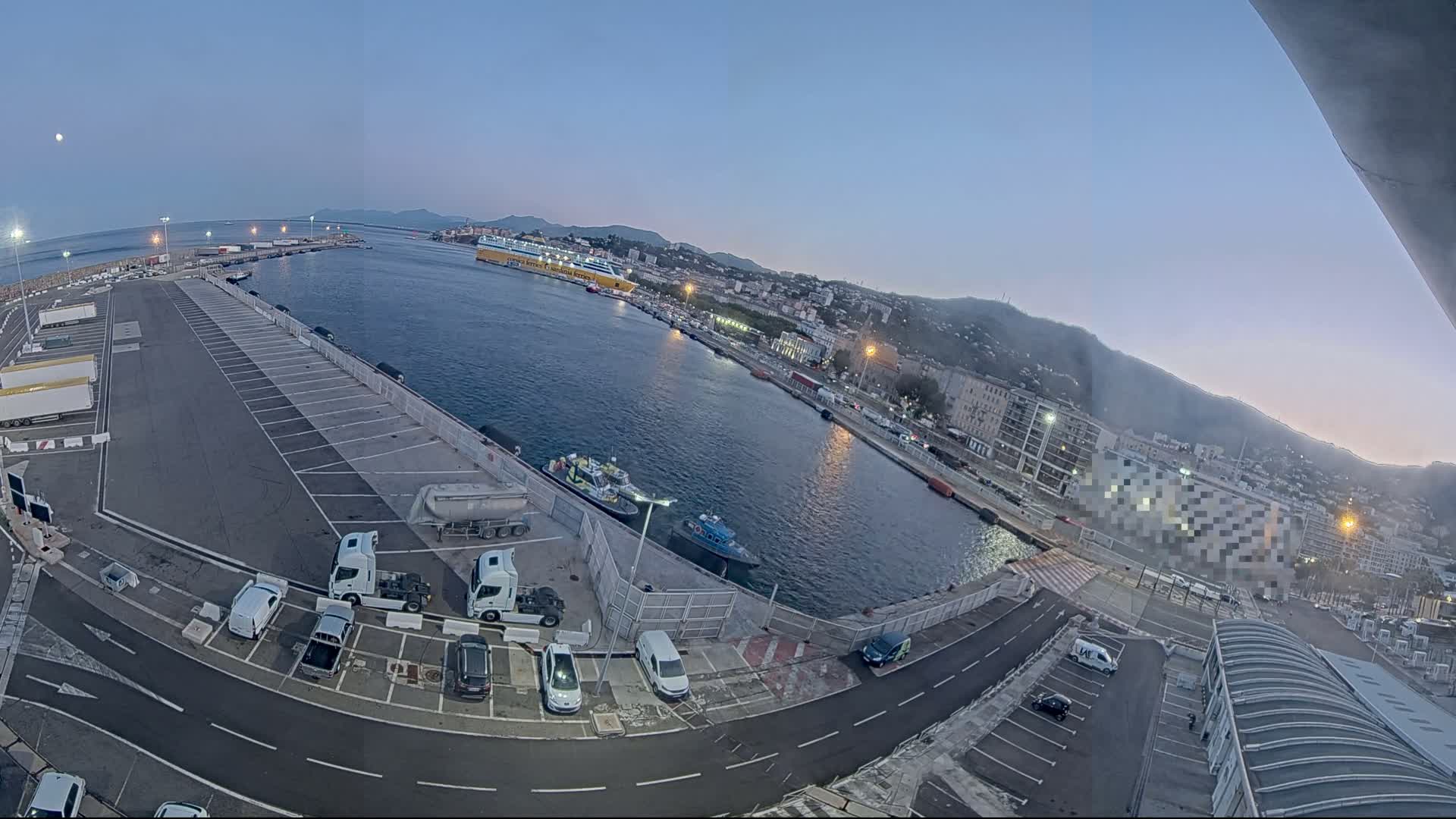 Port de Bastia Port & City Live Cam - Bastia, Haute-Corse, Corse, France