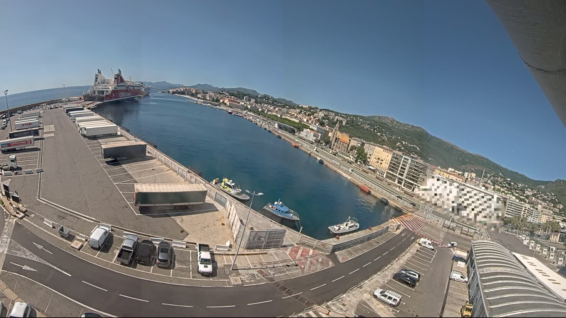 Port de Bastia Port & City Live Cam - Bastia, Haute-Corse, Corse, France
