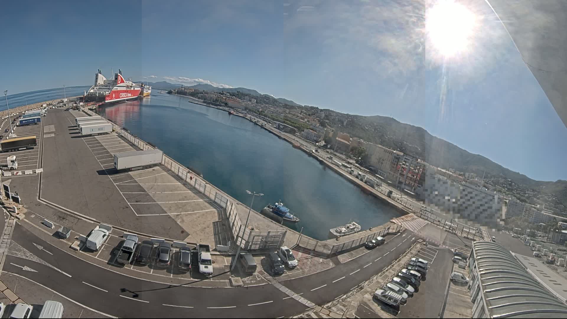 Port de Bastia Port & City Live Cam - Bastia, Haute-Corse, Corse, France