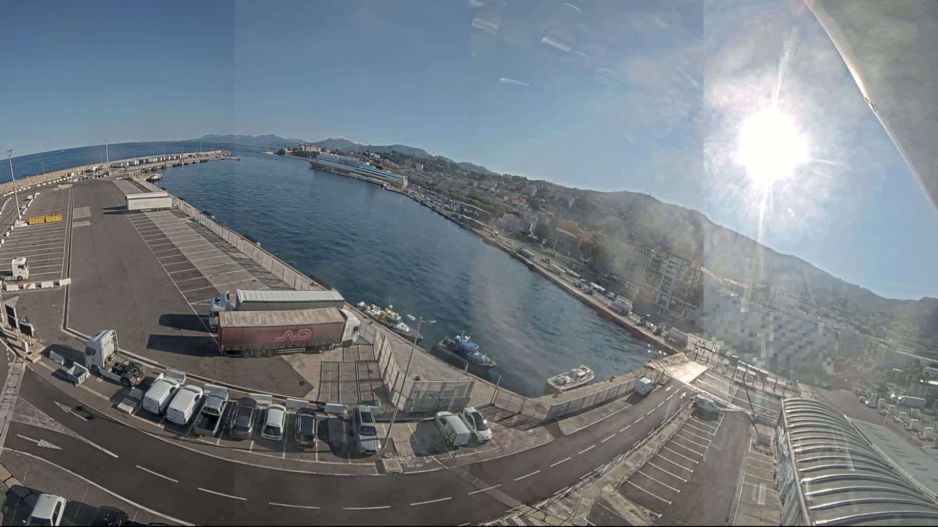 Port de Bastia Port & City Live Cam - Bastia, Haute-Corse, Corse, France