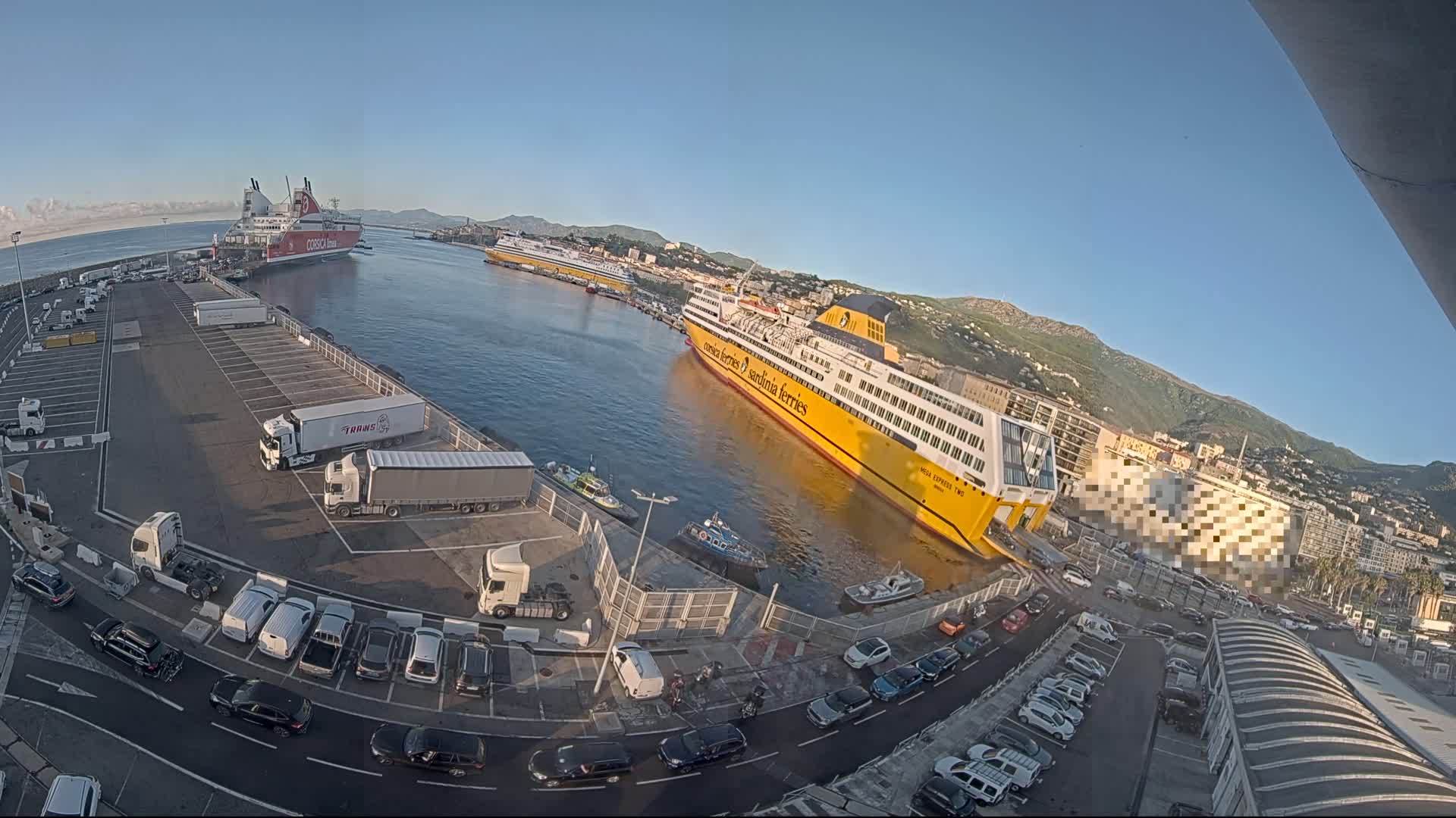 Port de Bastia Port & City Live Cam - Bastia, Haute-Corse, Corse, France