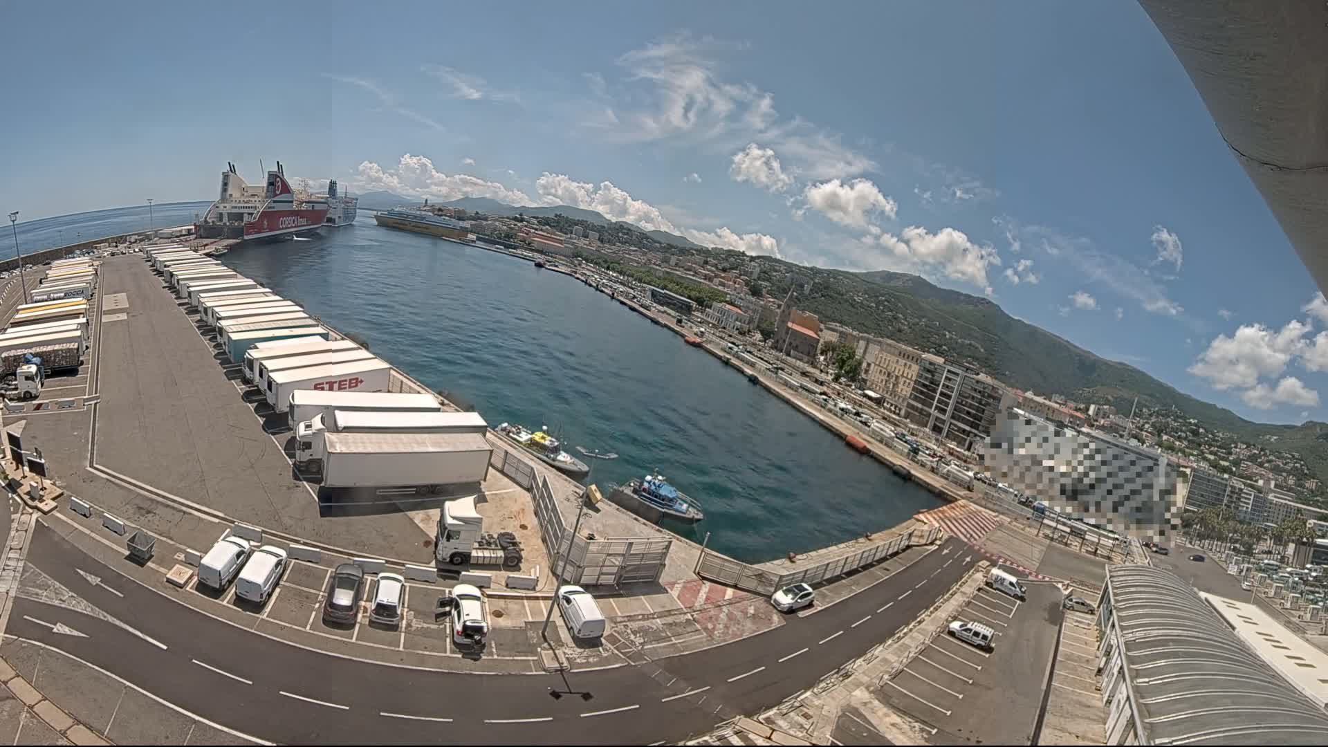 Port de Bastia Port & City Live Cam - Bastia, Haute-Corse, Corse, France
