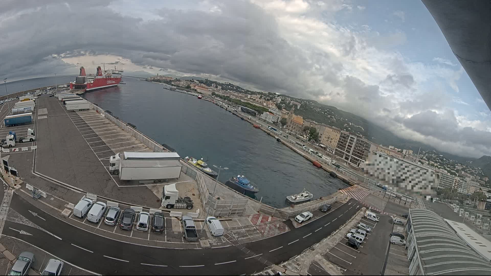 Port de Bastia Port & City Live Cam - Bastia, Haute-Corse, Corse, France