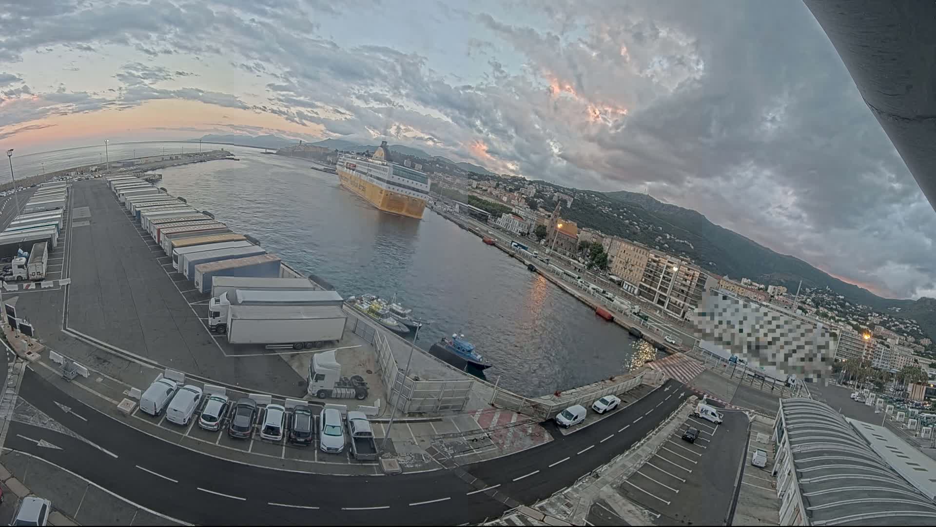 Port de Bastia Port & City Live Cam - Bastia, Haute-Corse, Corse, France