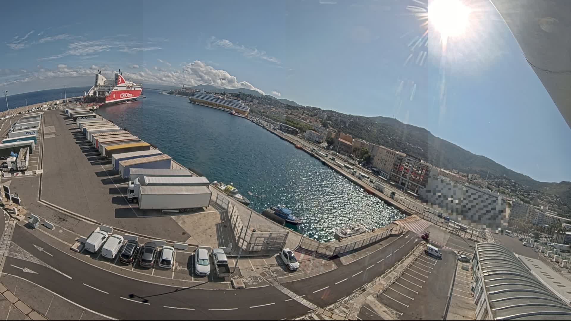 Port de Bastia Port & City Live Cam - Bastia, Haute-Corse, Corse, France