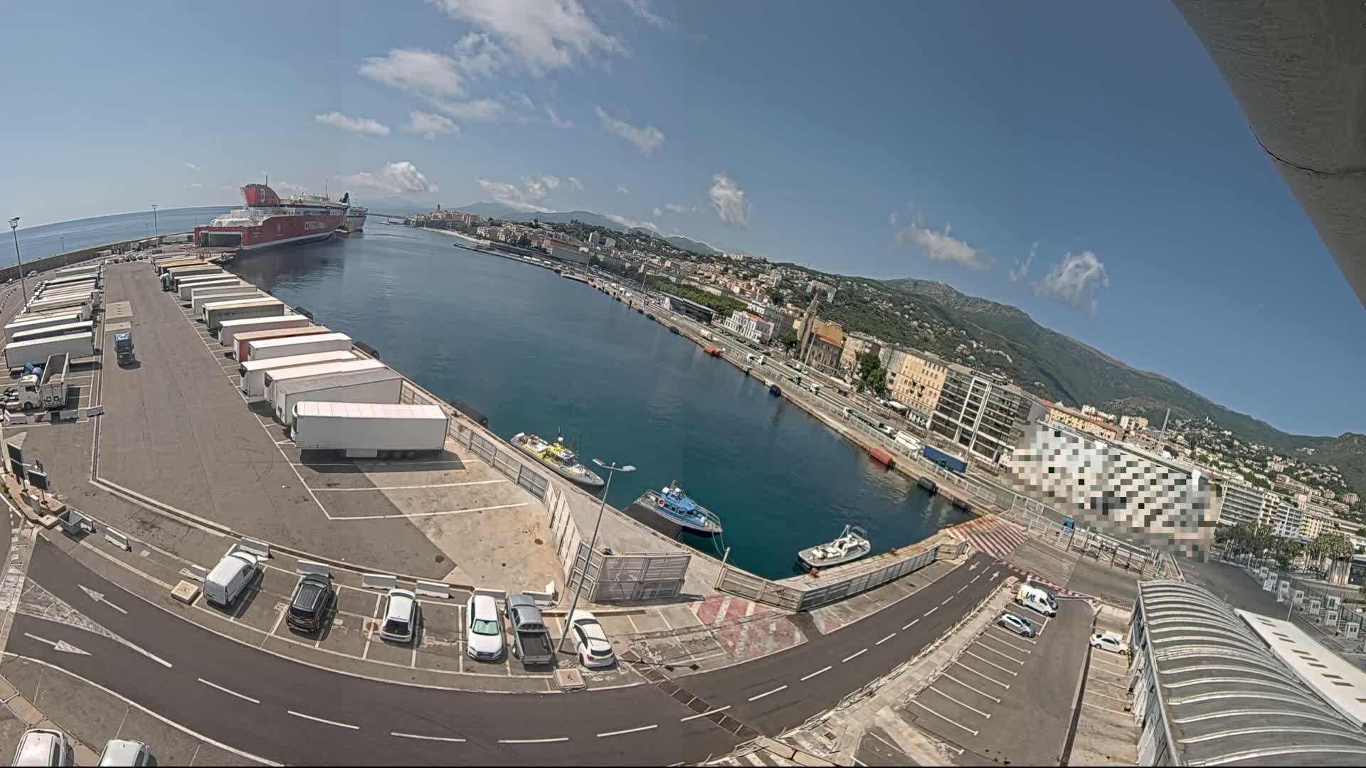 Port de Bastia Port & City Live Cam - Bastia, Haute-Corse, Corse, France