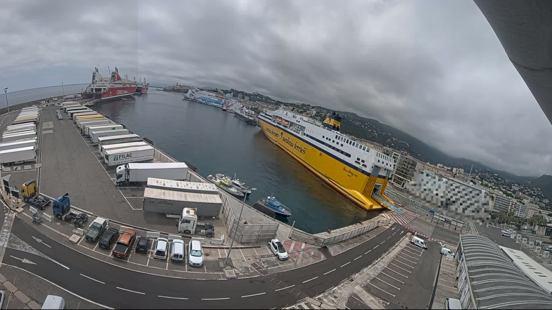 Port de Bastia Port & City Live Cam - Bastia, Haute-Corse, Corse, France