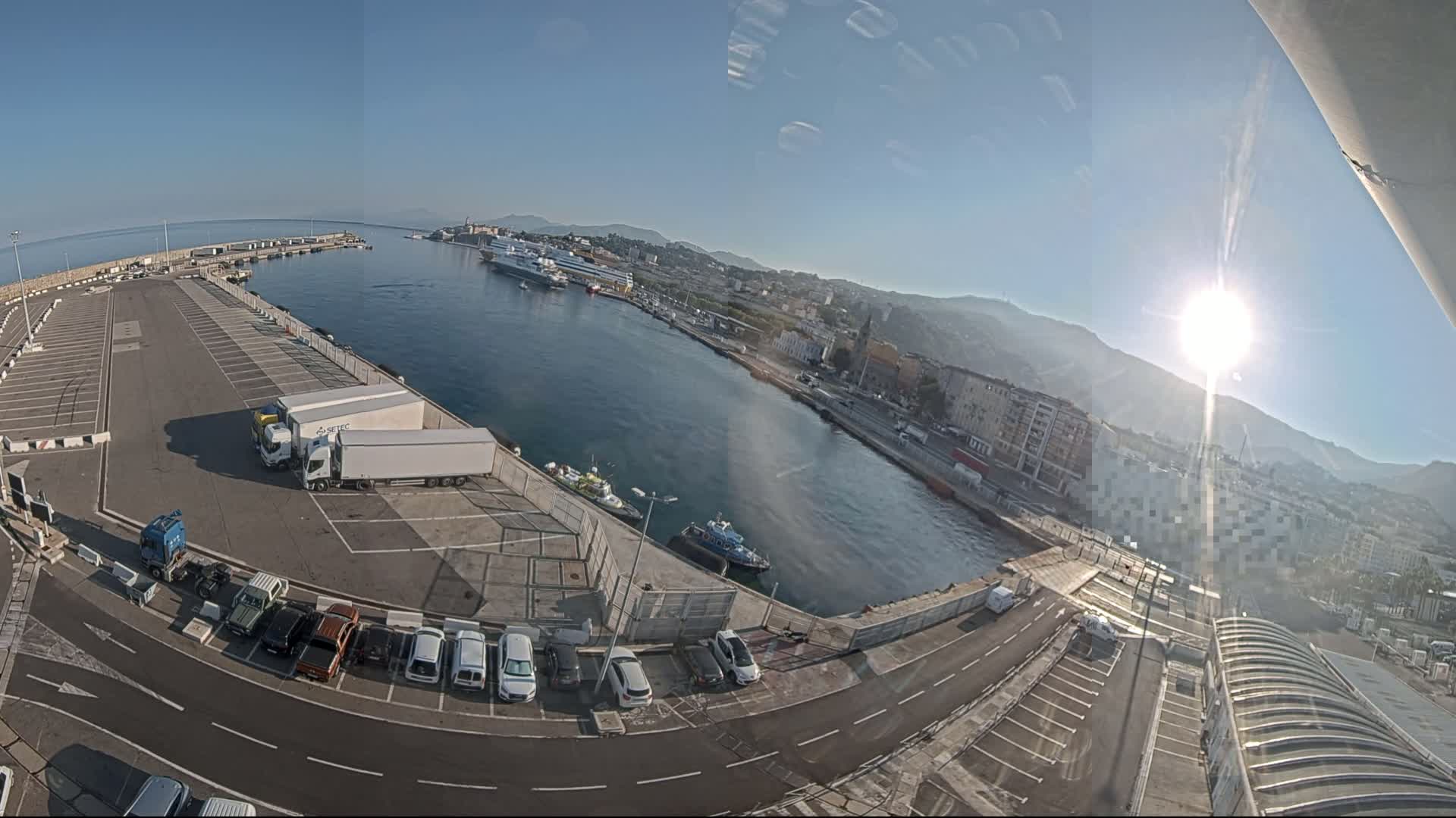 Port de Bastia Port & City Live Cam - Bastia, Haute-Corse, Corse, France
