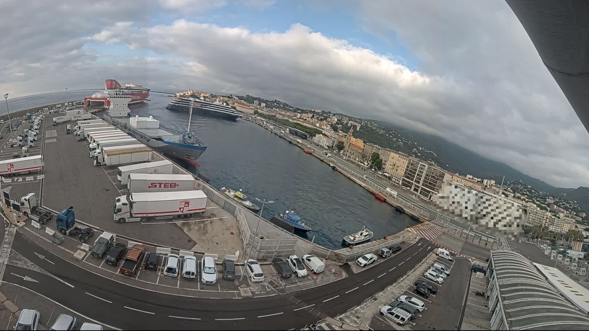 Port de Bastia Port & City Live Cam - Bastia, Haute-Corse, Corse, France