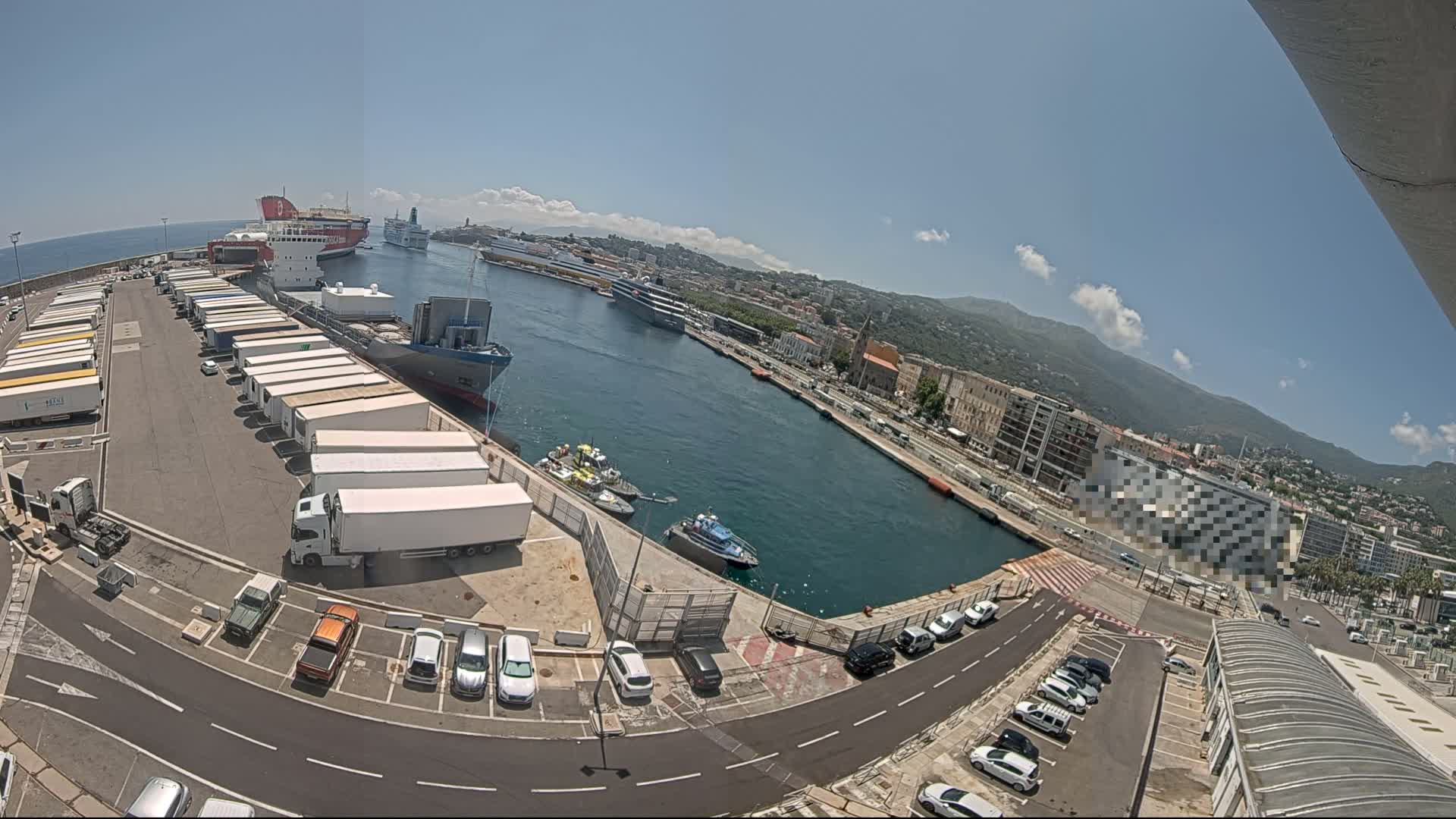 Port de Bastia Port & City Live Cam - Bastia, Haute-Corse, Corse, France