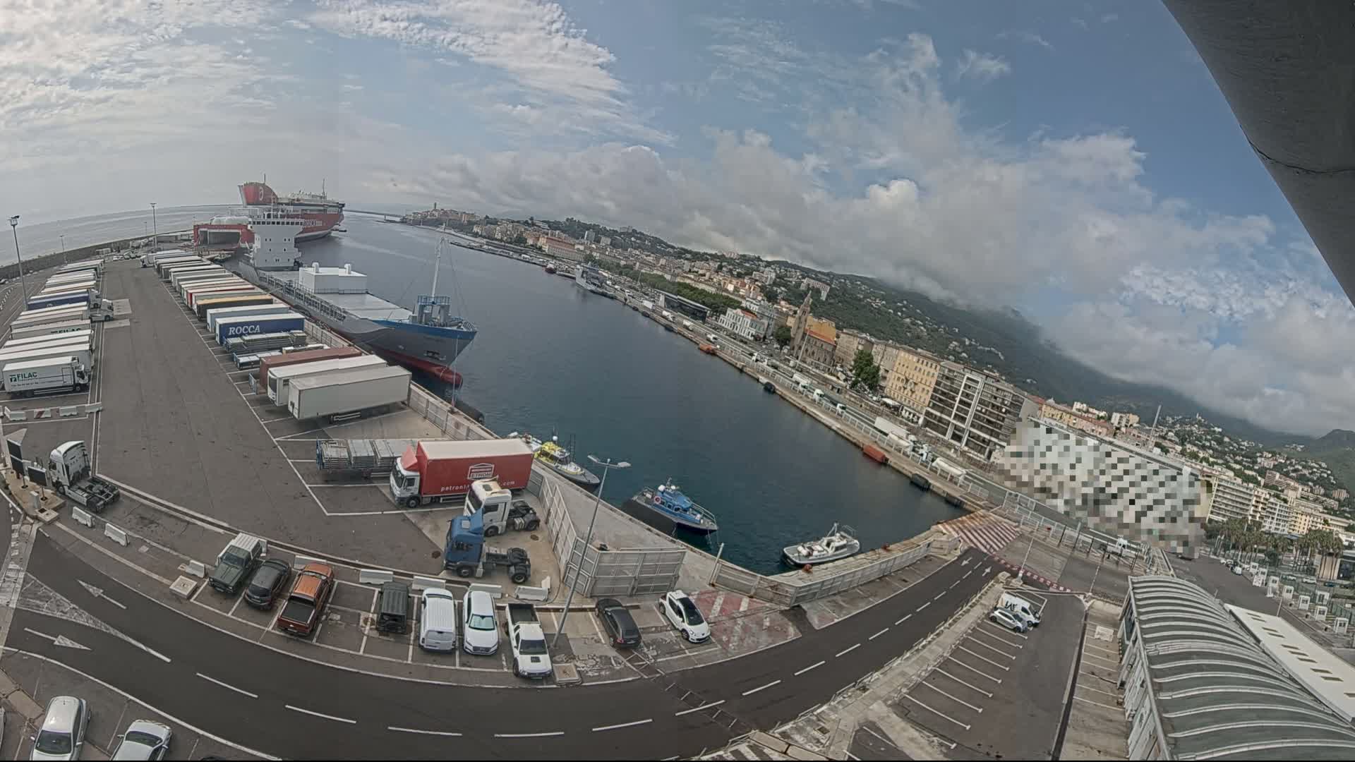 Port de Bastia Port & City Live Cam - Bastia, Haute-Corse, Corse, France
