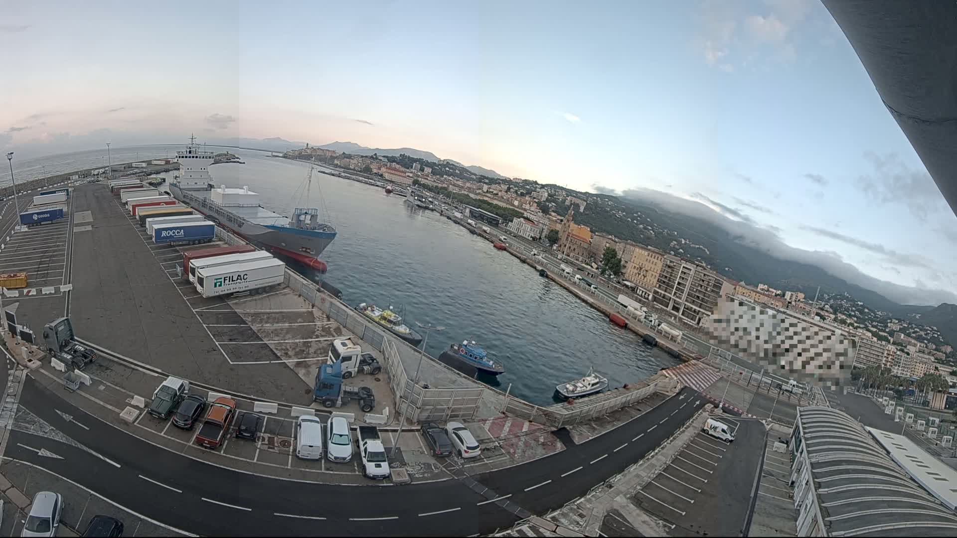 Port de Bastia Port & City Live Cam - Bastia, Haute-Corse, Corse, France
