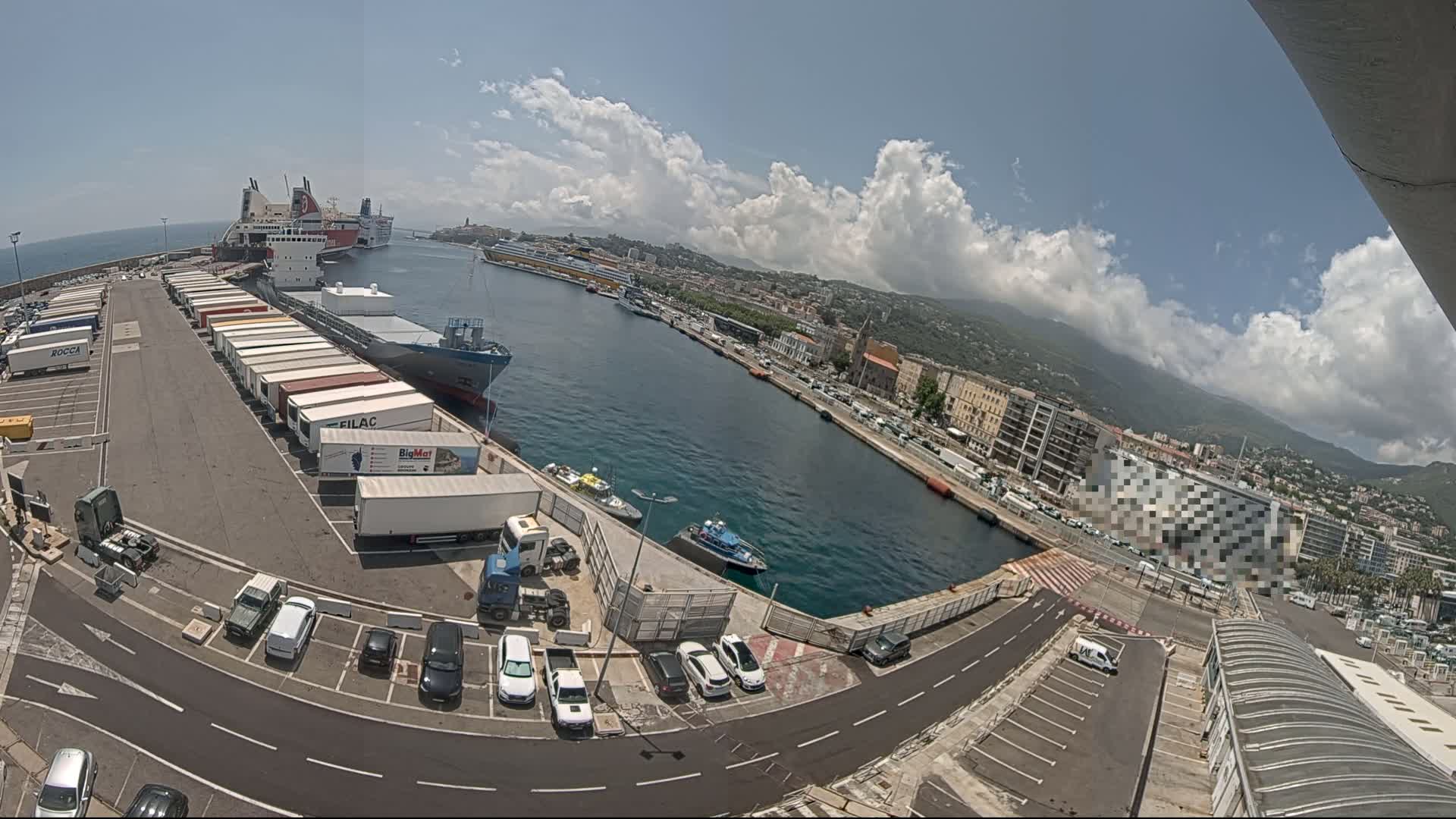 Port de Bastia Port & City Live Cam - Bastia, Haute-Corse, Corse, France