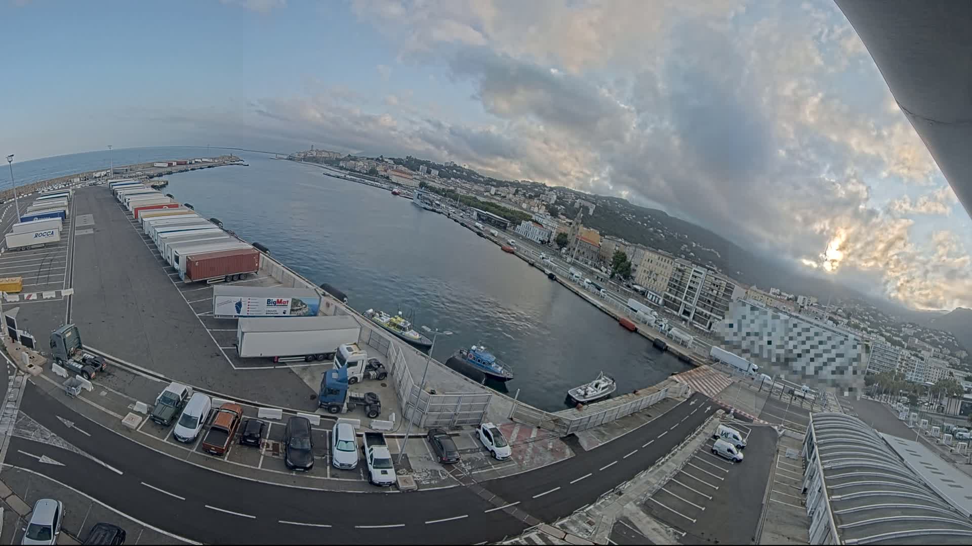 Port de Bastia Port & City Live Cam - Bastia, Haute-Corse, Corse, France