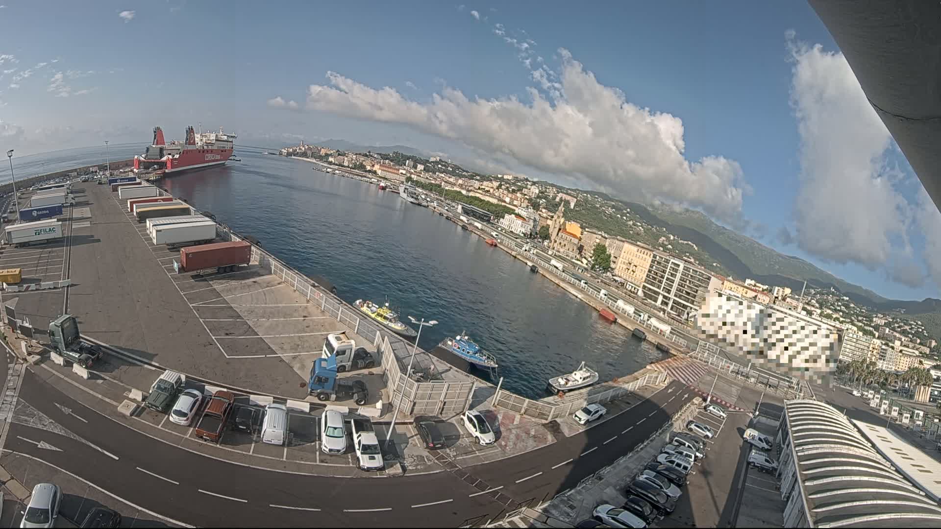Port de Bastia Port & City Live Cam - Bastia, Haute-Corse, Corse, France