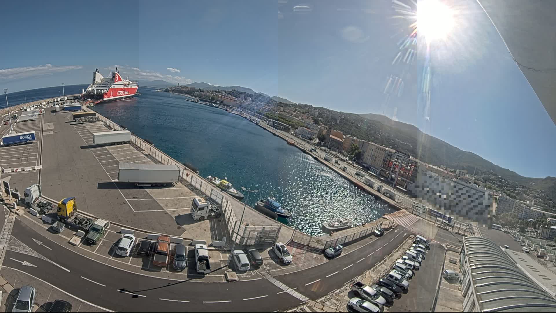 Port de Bastia Port & City Live Cam - Bastia, Haute-Corse, Corse, France
