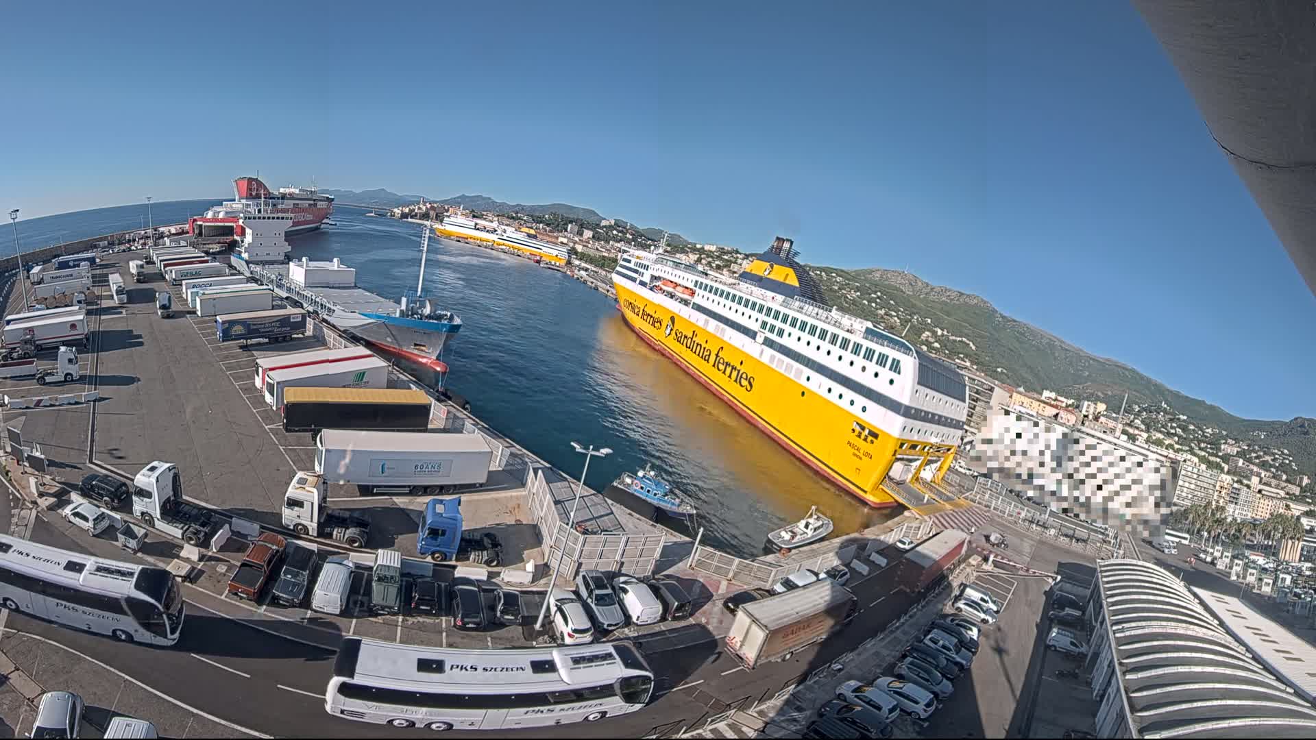 Port de Bastia Port & City Live Cam - Bastia, Haute-Corse, Corse, France