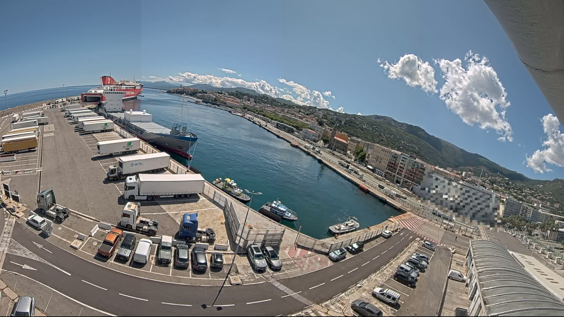 Port de Bastia Port & City Live Cam - Bastia, Haute-Corse, Corse, France