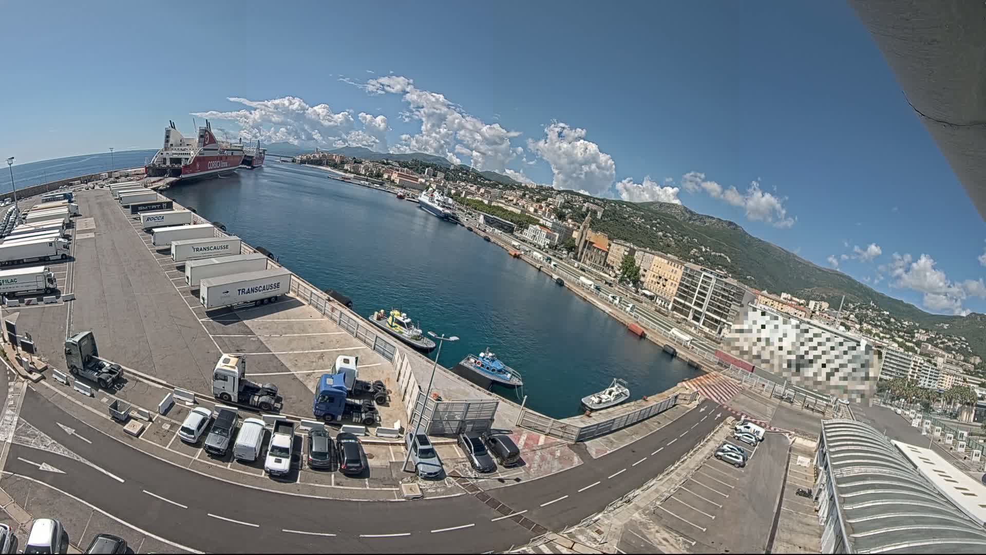 Port de Bastia Port & City Live Cam - Bastia, Haute-Corse, Corse, France