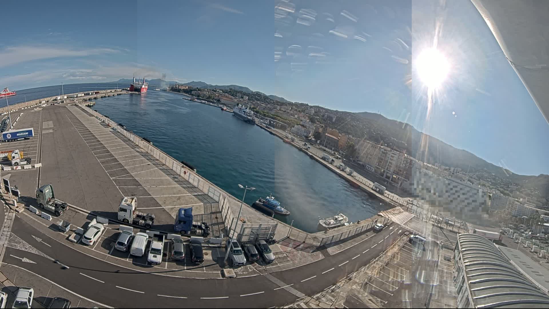 Port de Bastia Port & City Live Cam - Bastia, Haute-Corse, Corse, France