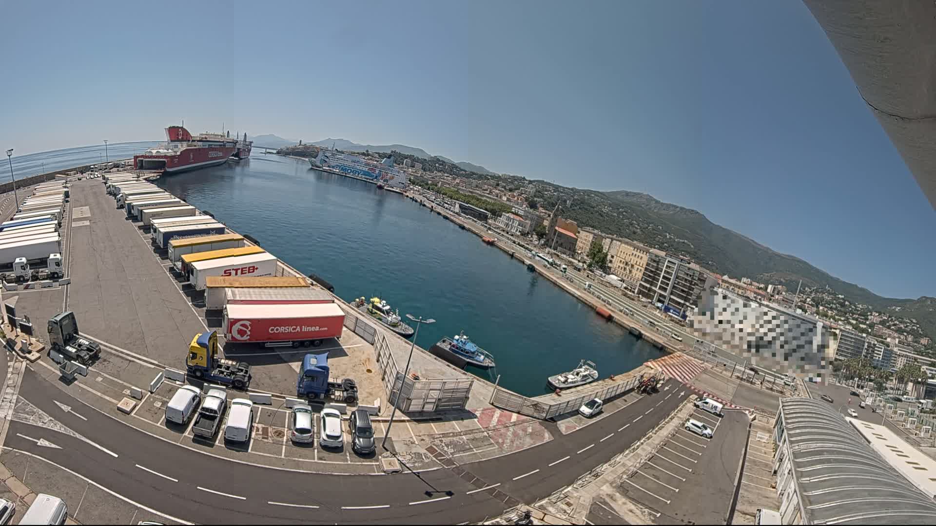 Port de Bastia Port & City Live Cam - Bastia, Haute-Corse, Corse, France