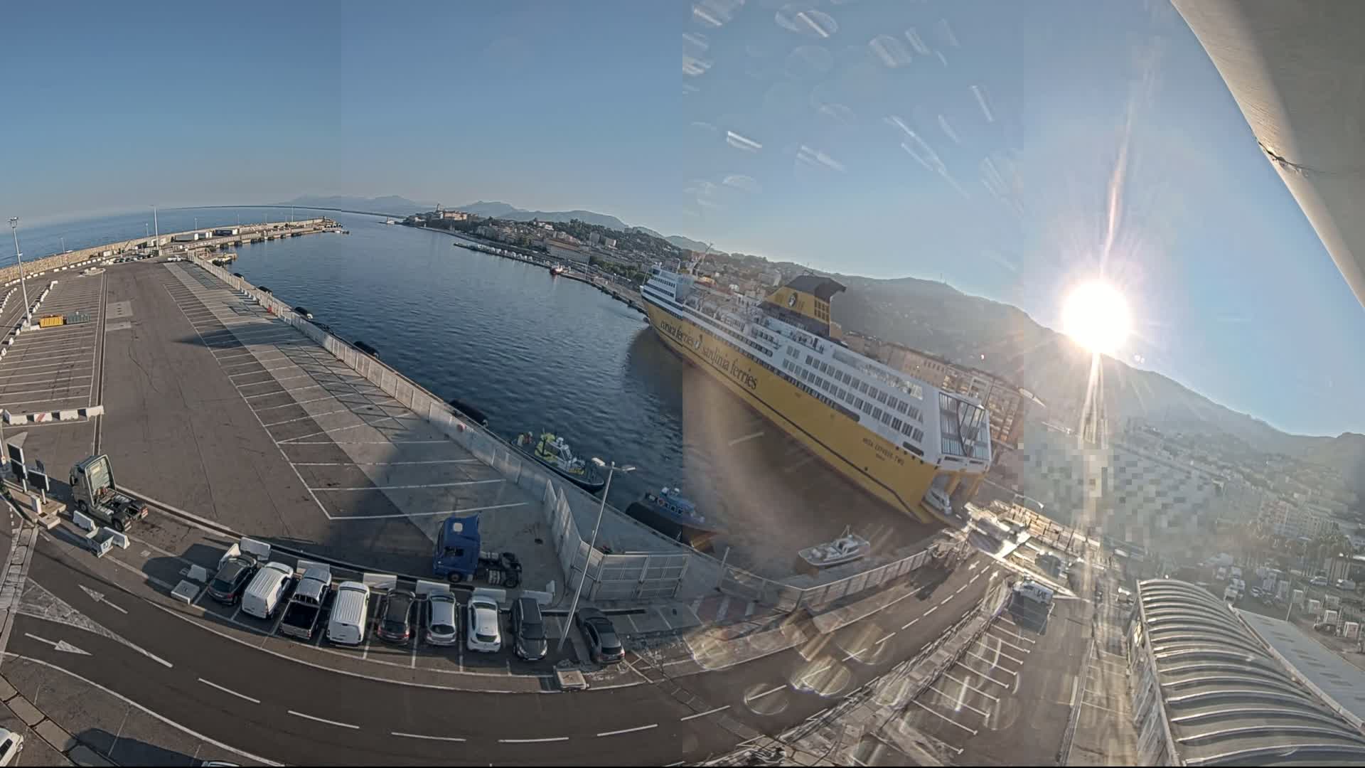 Port de Bastia Port & City Live Cam - Bastia, Haute-Corse, Corse, France