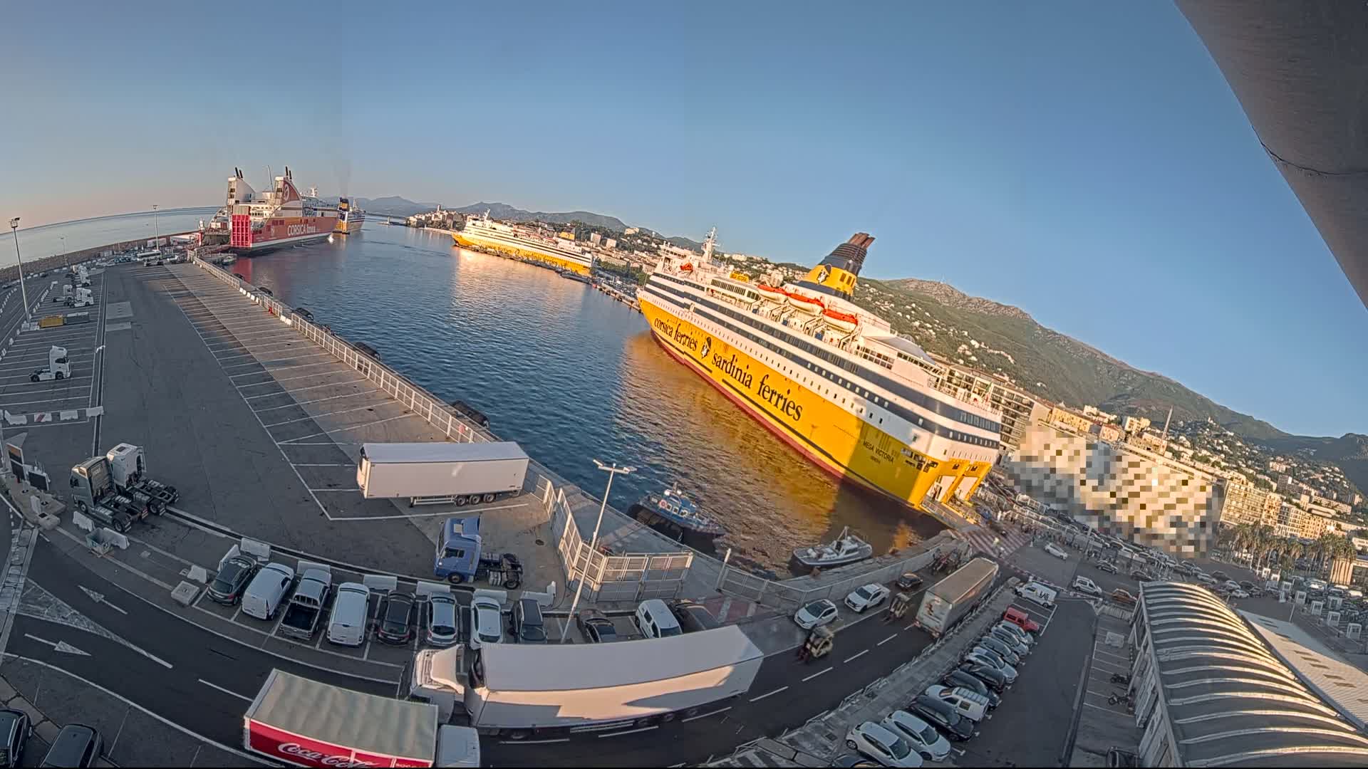 Port de Bastia Port & City Live Cam - Bastia, Haute-Corse, Corse, France