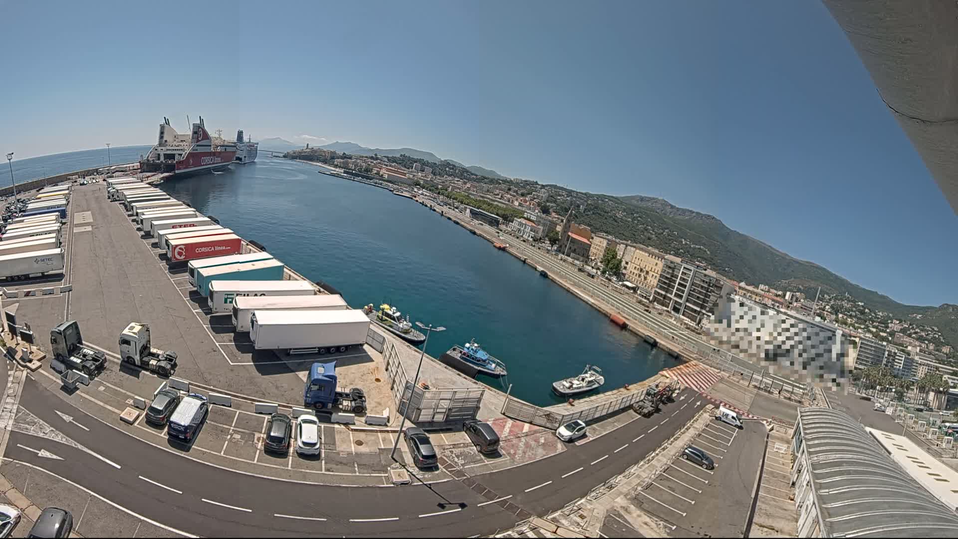 Port de Bastia Port & City Live Cam - Bastia, Haute-Corse, Corse, France