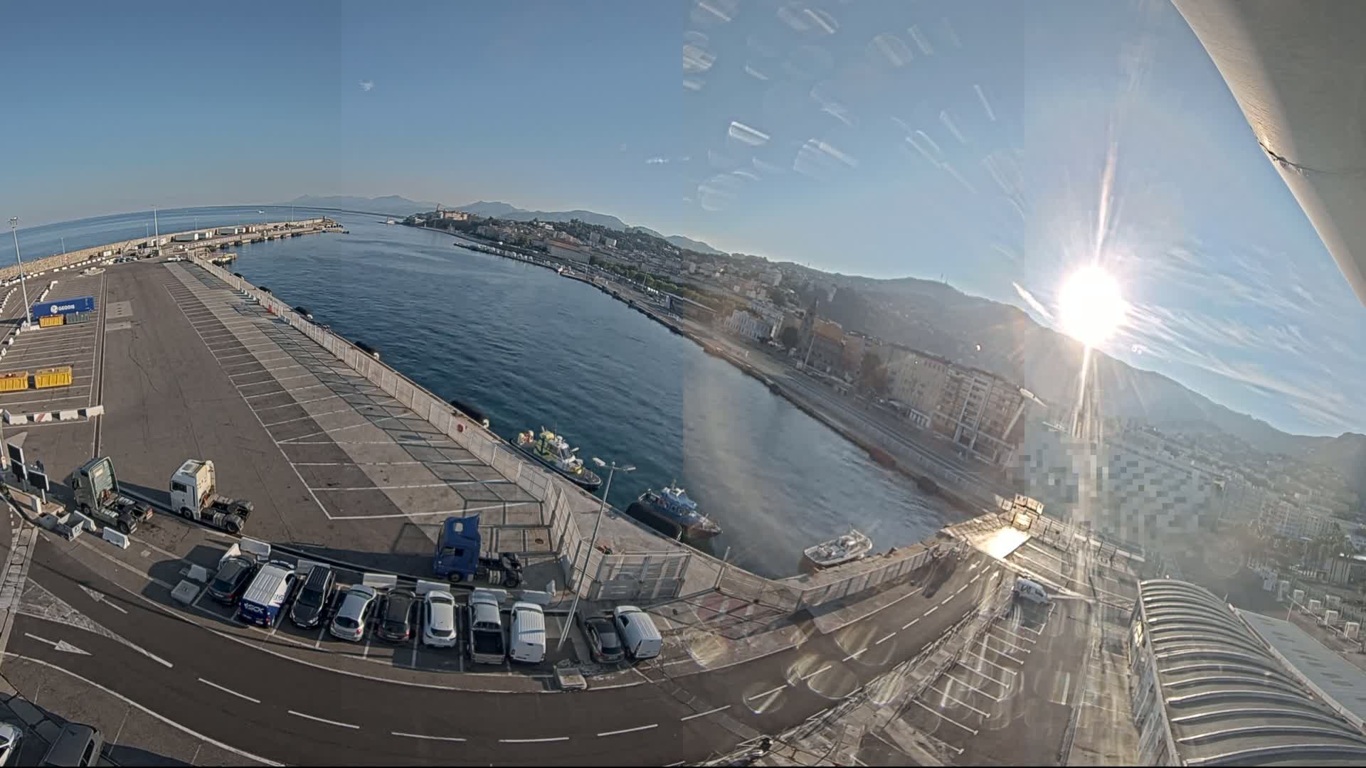 Port de Bastia Port & City Live Cam - Bastia, Haute-Corse, Corse, France