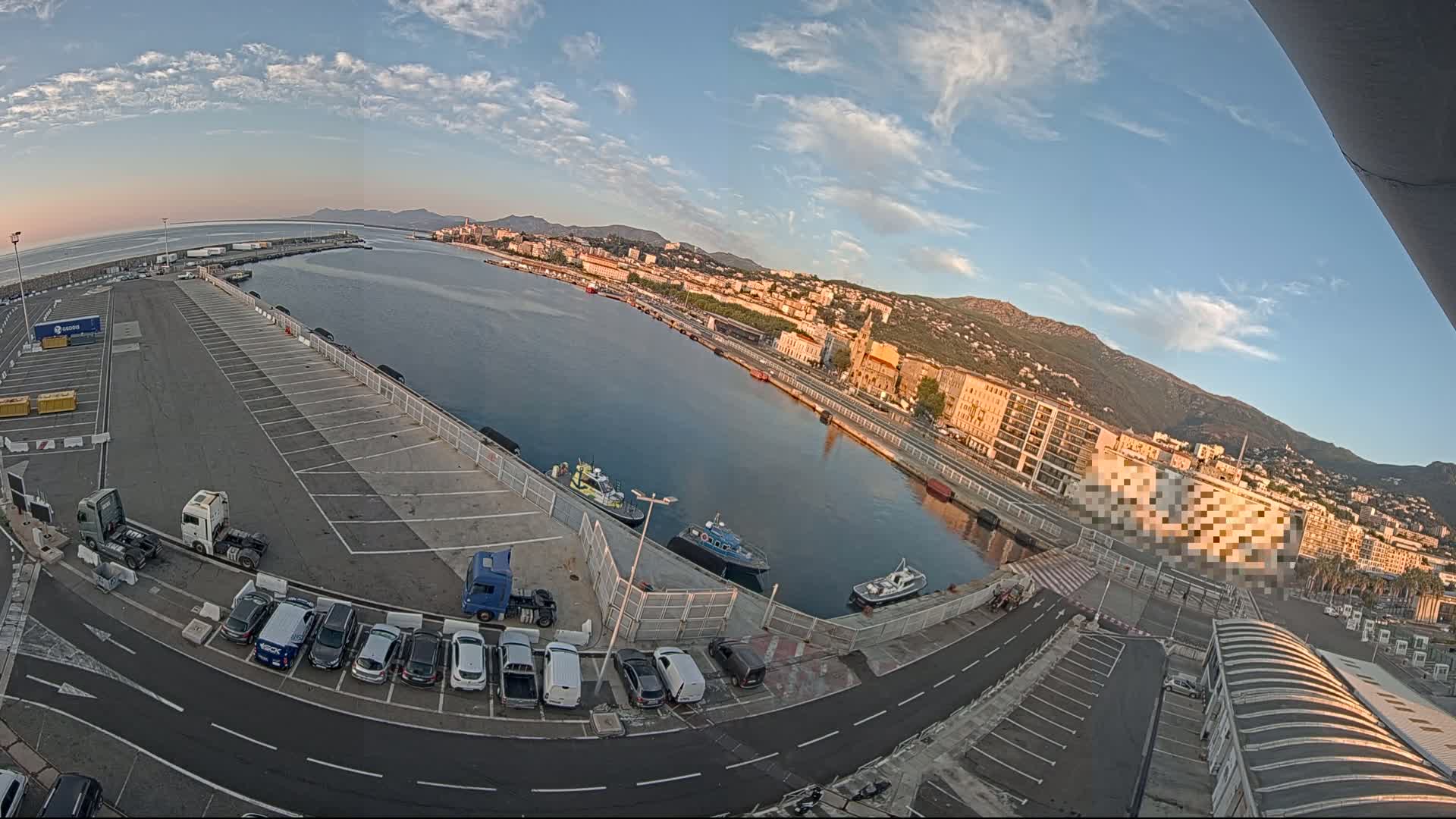 Port de Bastia Port & City Live Cam - Bastia, Haute-Corse, Corse, France