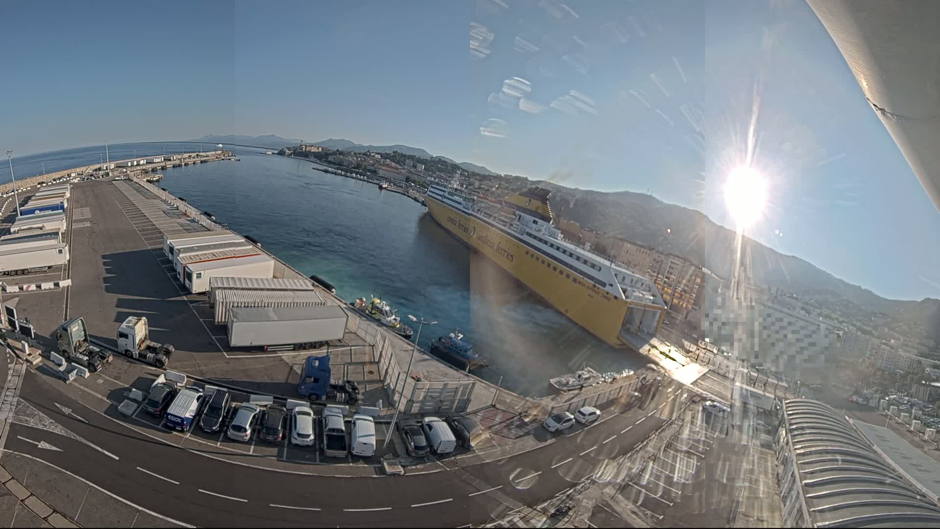 Port de Bastia Port & City Live Cam - Bastia, Haute-Corse, Corse, France