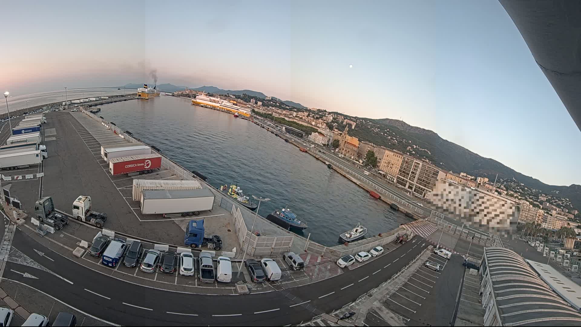 Port de Bastia Port & City Live Cam - Bastia, Haute-Corse, Corse, France