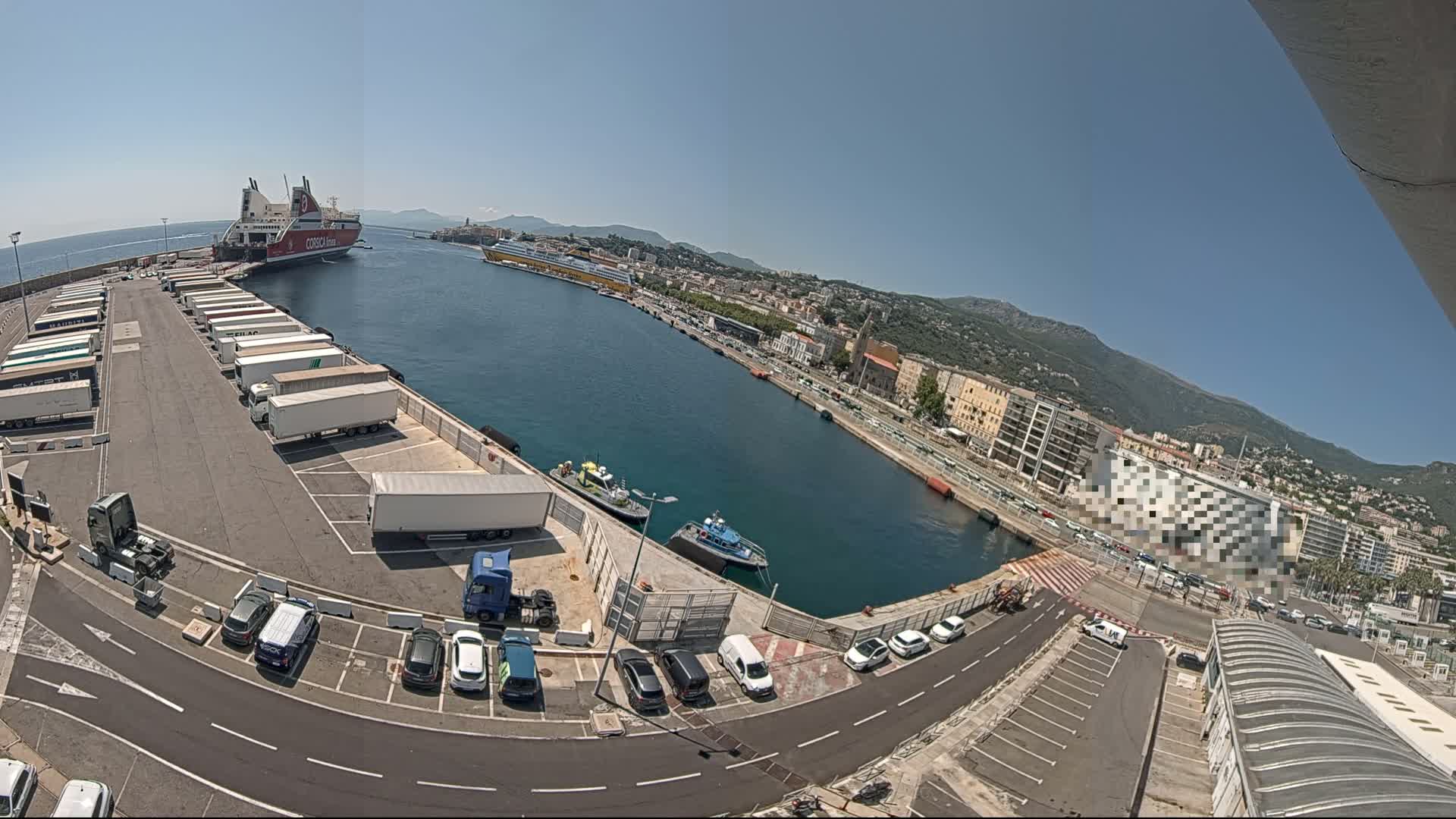 Port de Bastia Port & City Live Cam - Bastia, Haute-Corse, Corse, France