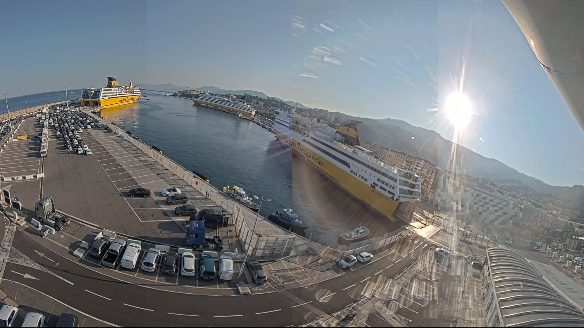 Port de Bastia Port & City Live Cam - Bastia, Haute-Corse, Corse, France
