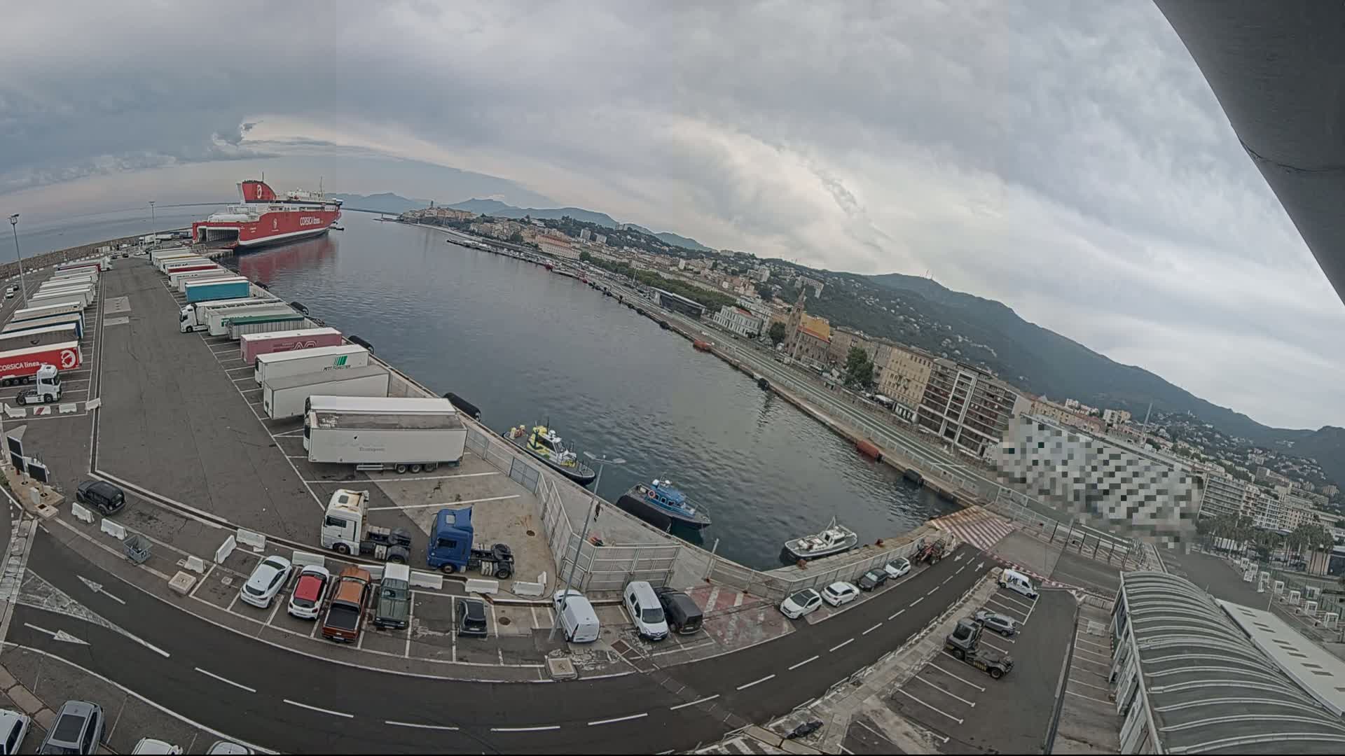 Port de Bastia Port & City Live Cam - Bastia, Haute-Corse, Corse, France