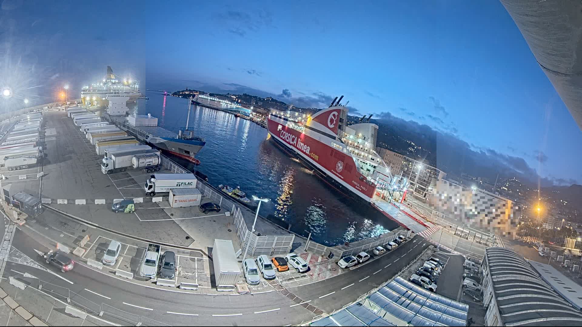 Port de Bastia Port & City Live Cam - Bastia, Haute-Corse, Corse, France