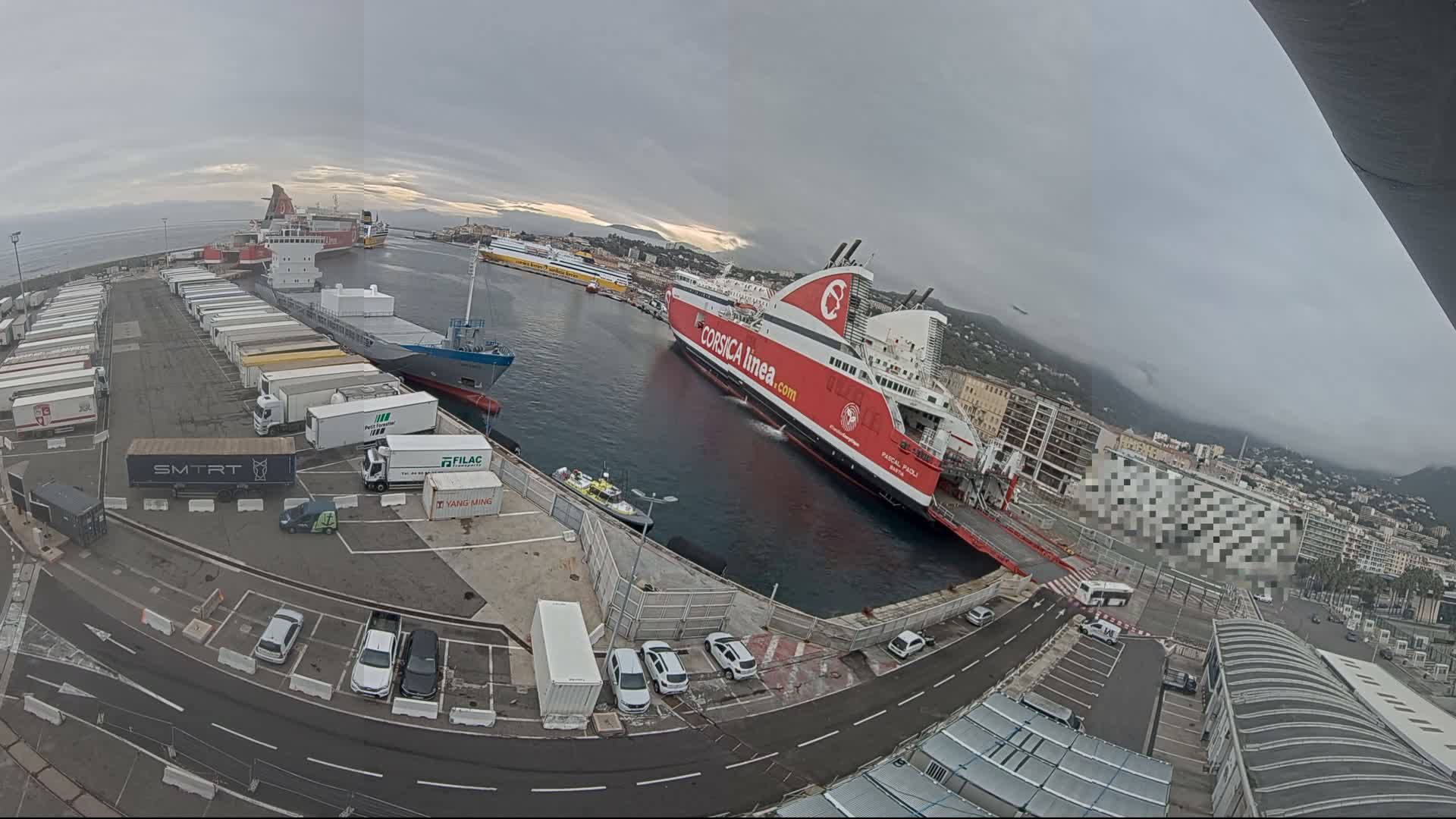 Port de Bastia Port & City Live Cam - Bastia, Haute-Corse, Corse, France