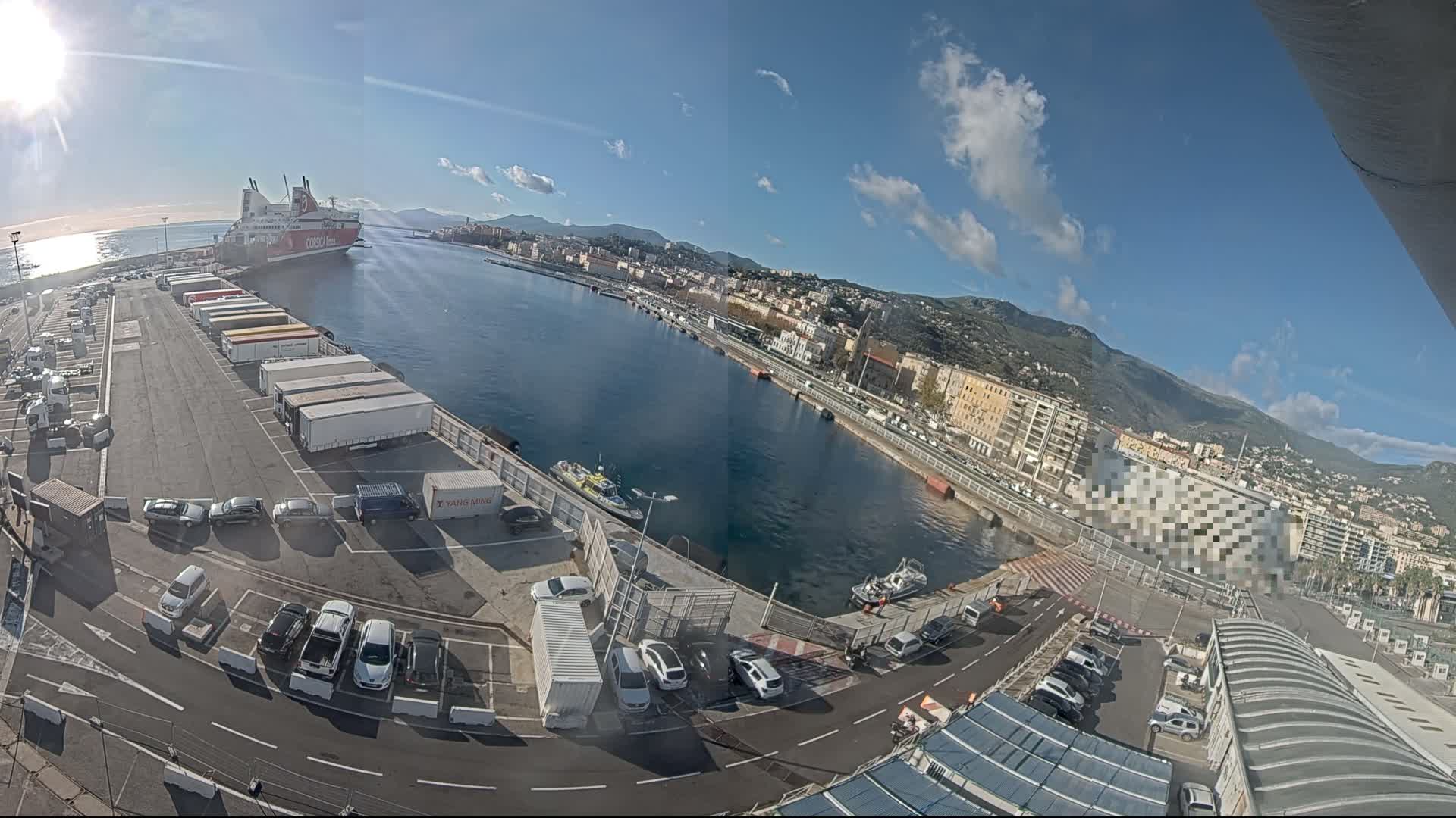 Port de Bastia Port & City Live Cam - Bastia, Haute-Corse, Corse, France