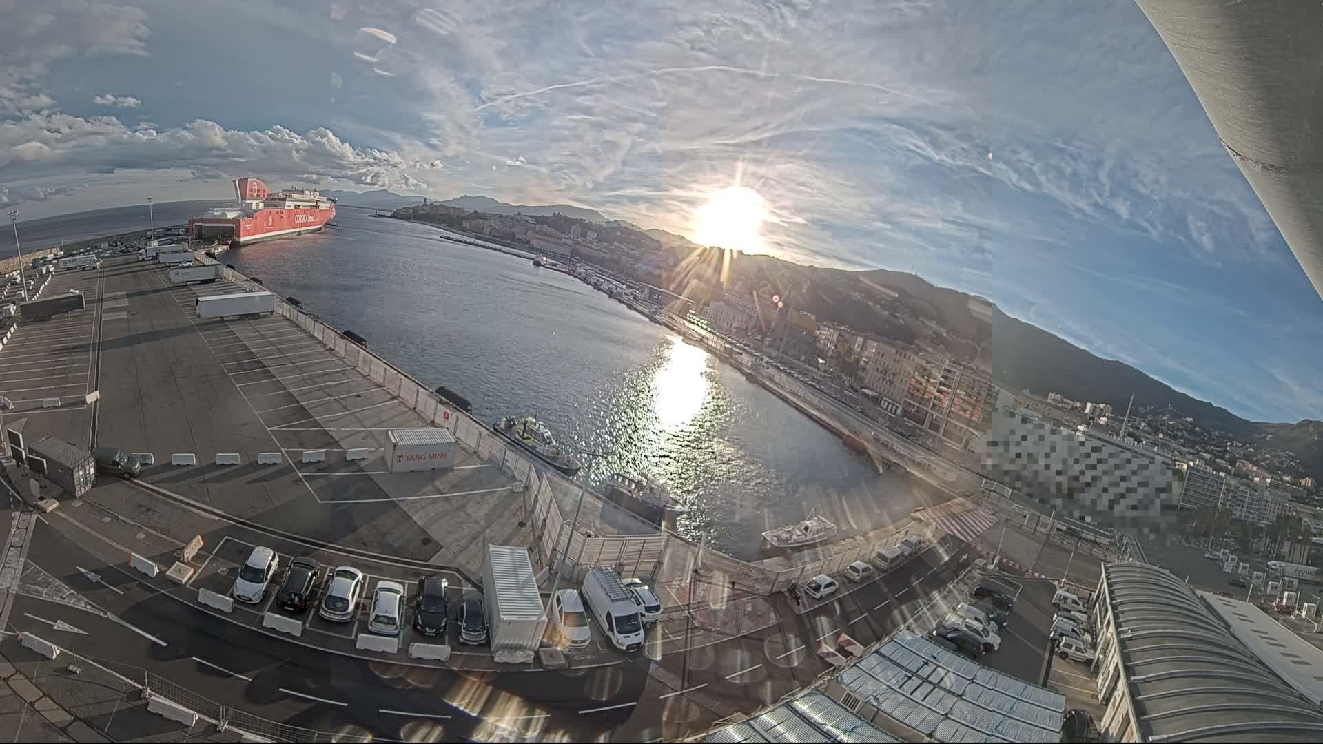 Port de Bastia Port & City Live Cam - Bastia, Haute-Corse, Corse, France