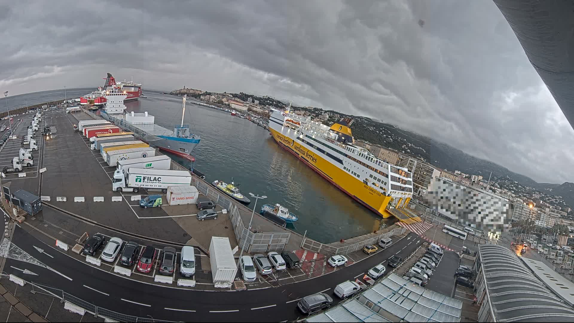 Port de Bastia Port & City Live Cam - Bastia, Haute-Corse, Corse, France