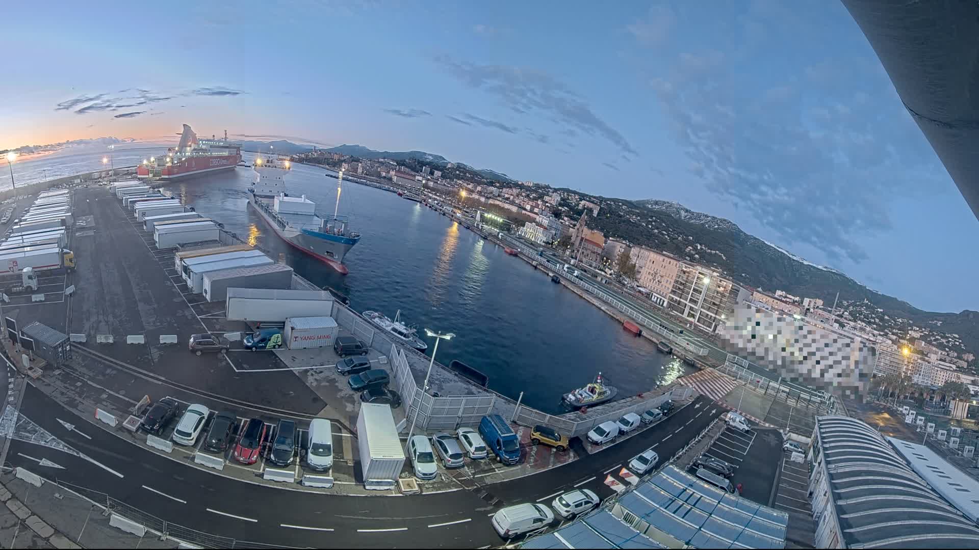 Port de Bastia Port & City Live Cam - Bastia, Haute-Corse, Corse, France