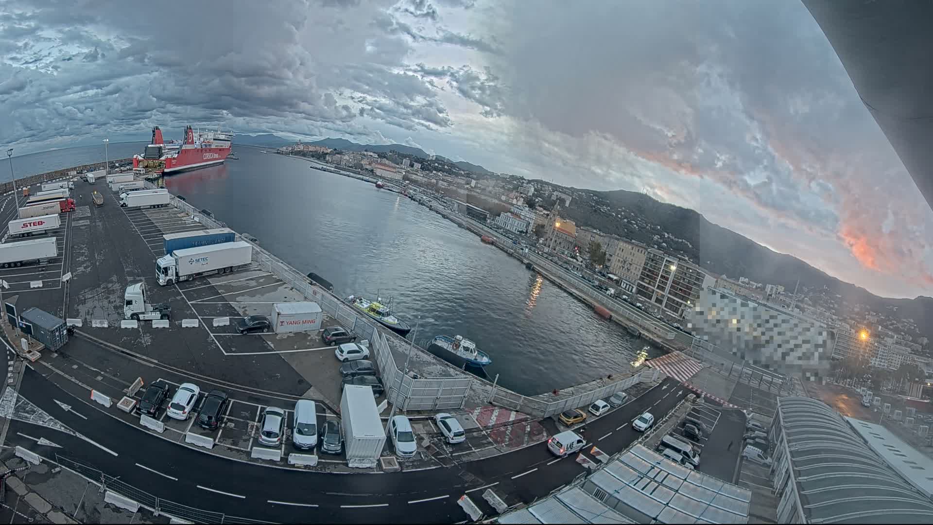 Port de Bastia Port & City Live Cam - Bastia, Haute-Corse, Corse, France