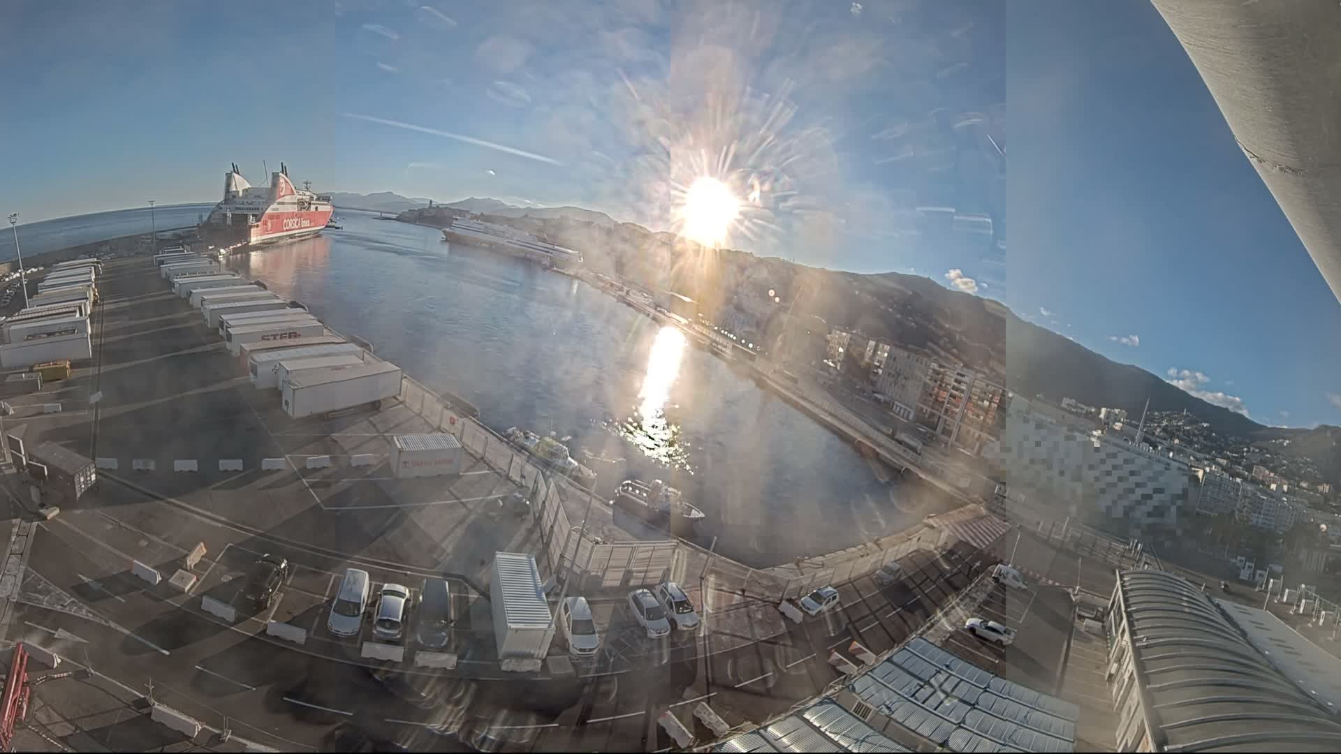 Port de Bastia Port & City Live Cam - Bastia, Haute-Corse, Corse, France
