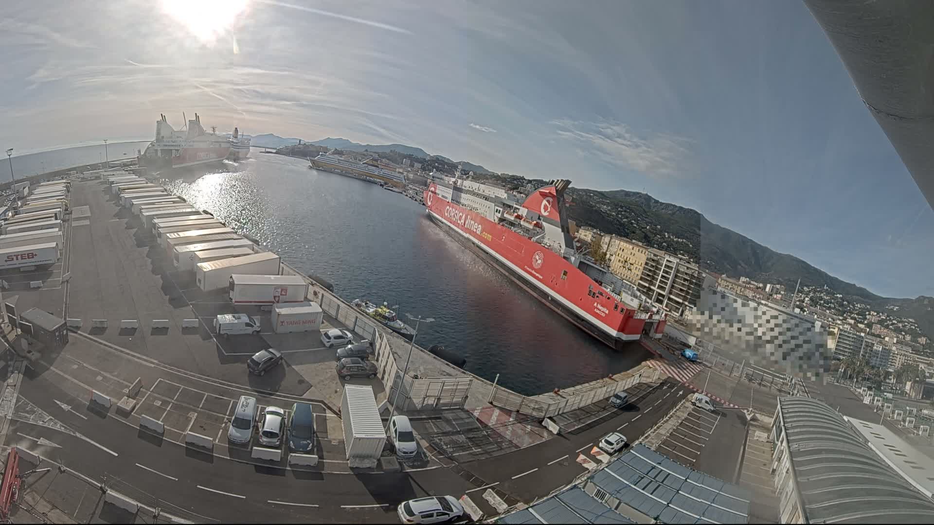 Port de Bastia Port & City Live Cam - Bastia, Haute-Corse, Corse, France